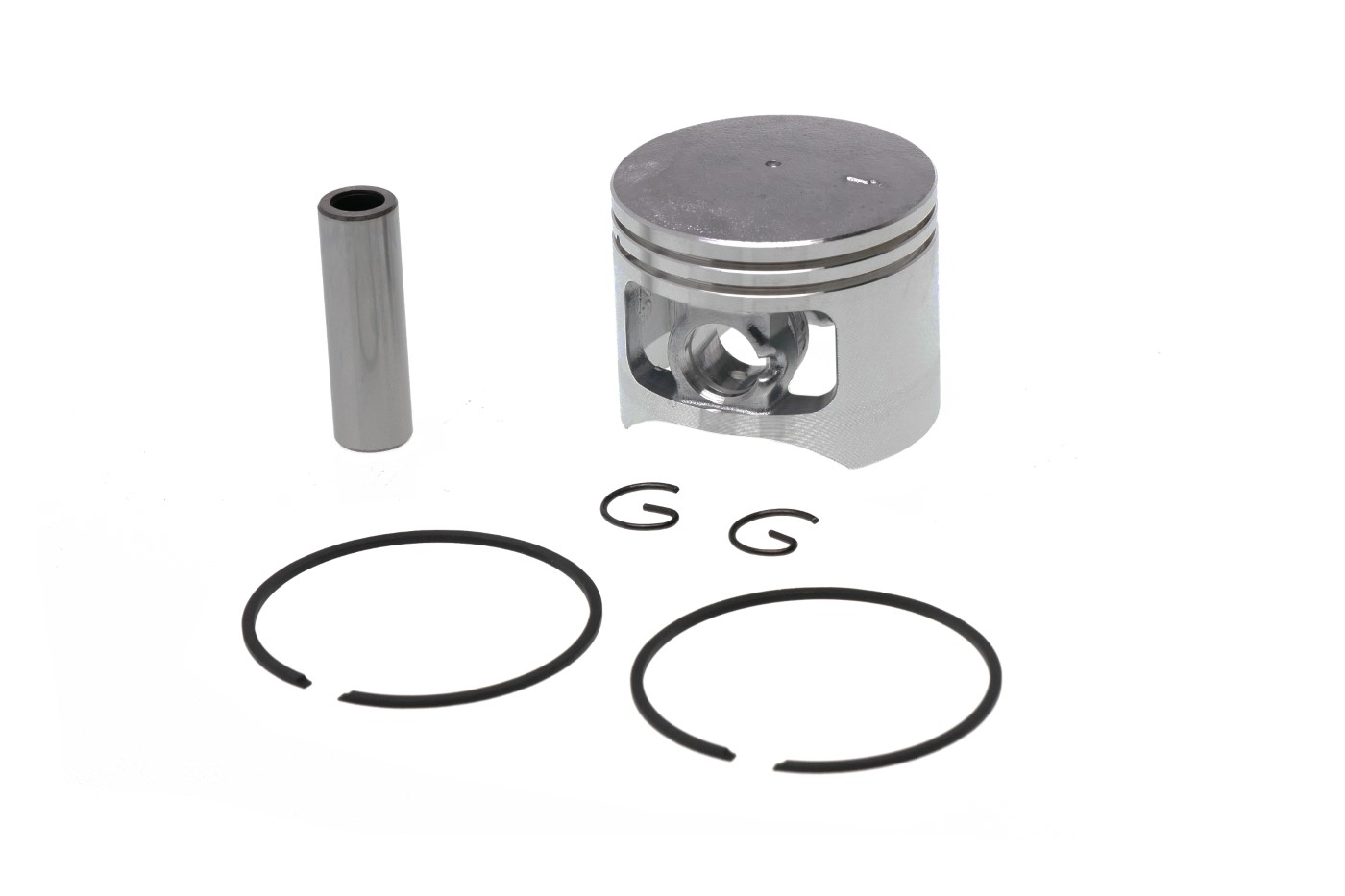 Kompletní píst pro čínské motorové pily 52 ccm 45 mm Bizon Harder NAC Steel