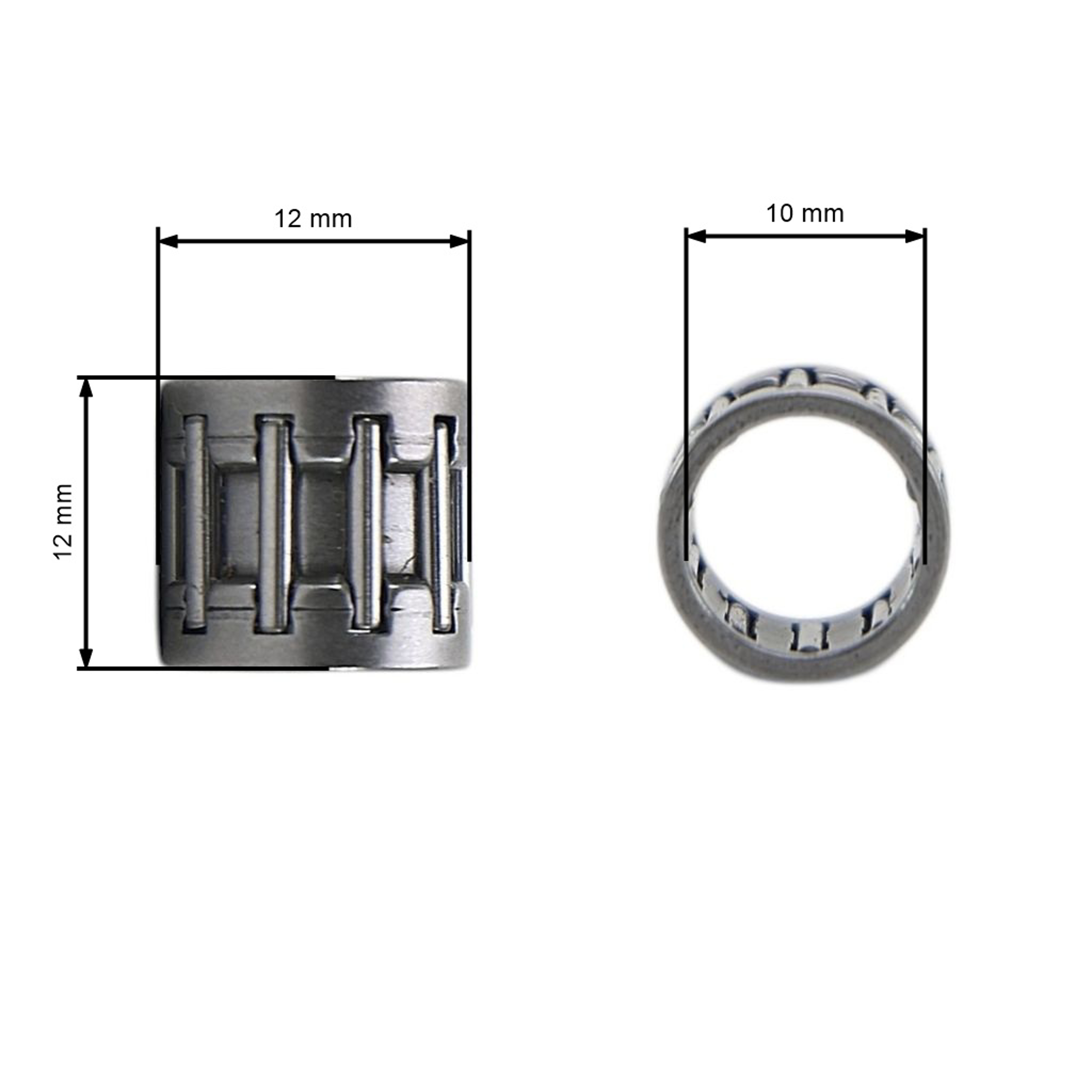 Jehlové ojniční ložisko Oleo Mac 936 937 938 940C 941 941CX 946 12,5 mm x 12 mm x 10 mm