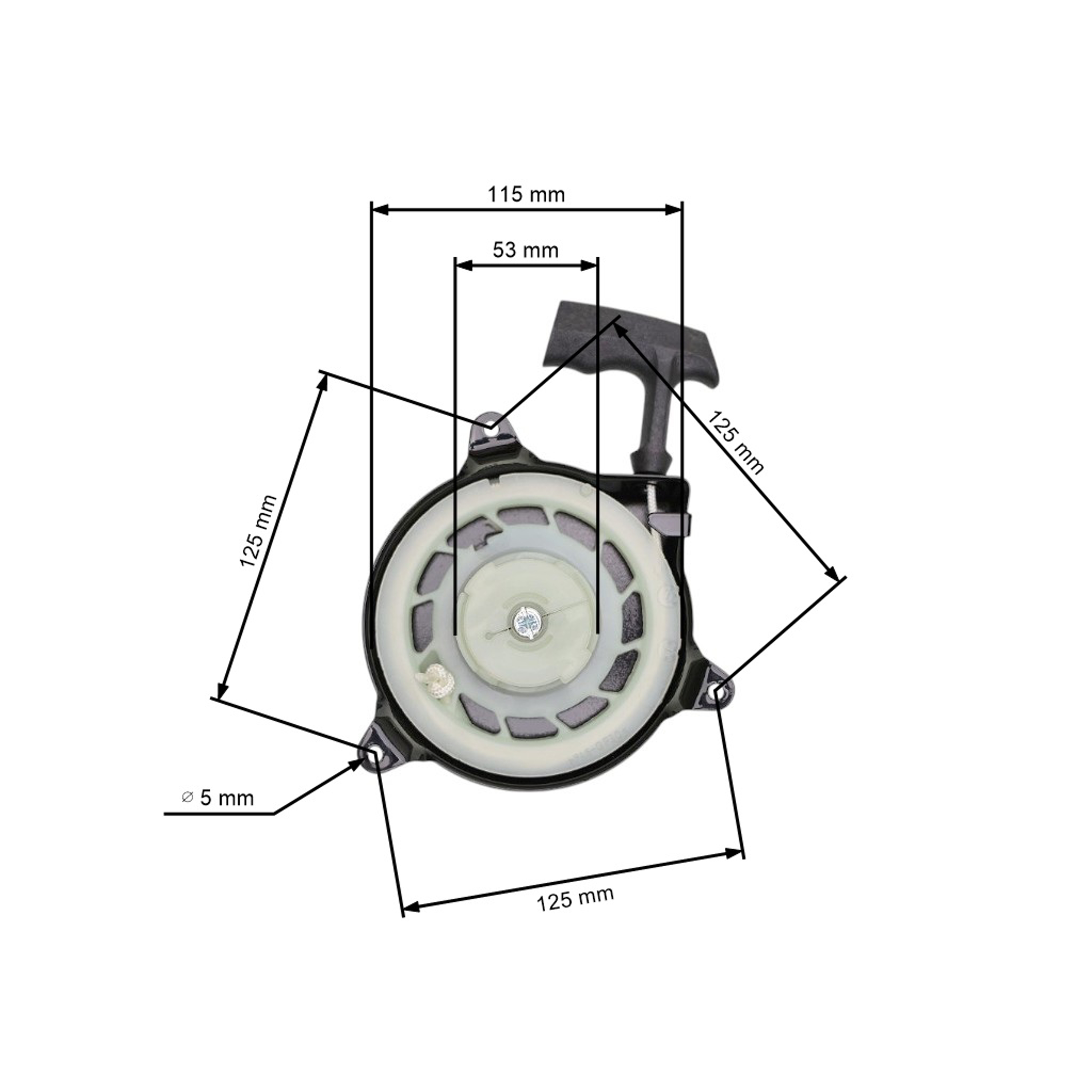 Kompletní startér pro motory Briggs & Stratton MTD Craftsman (OEM 499706 690101)