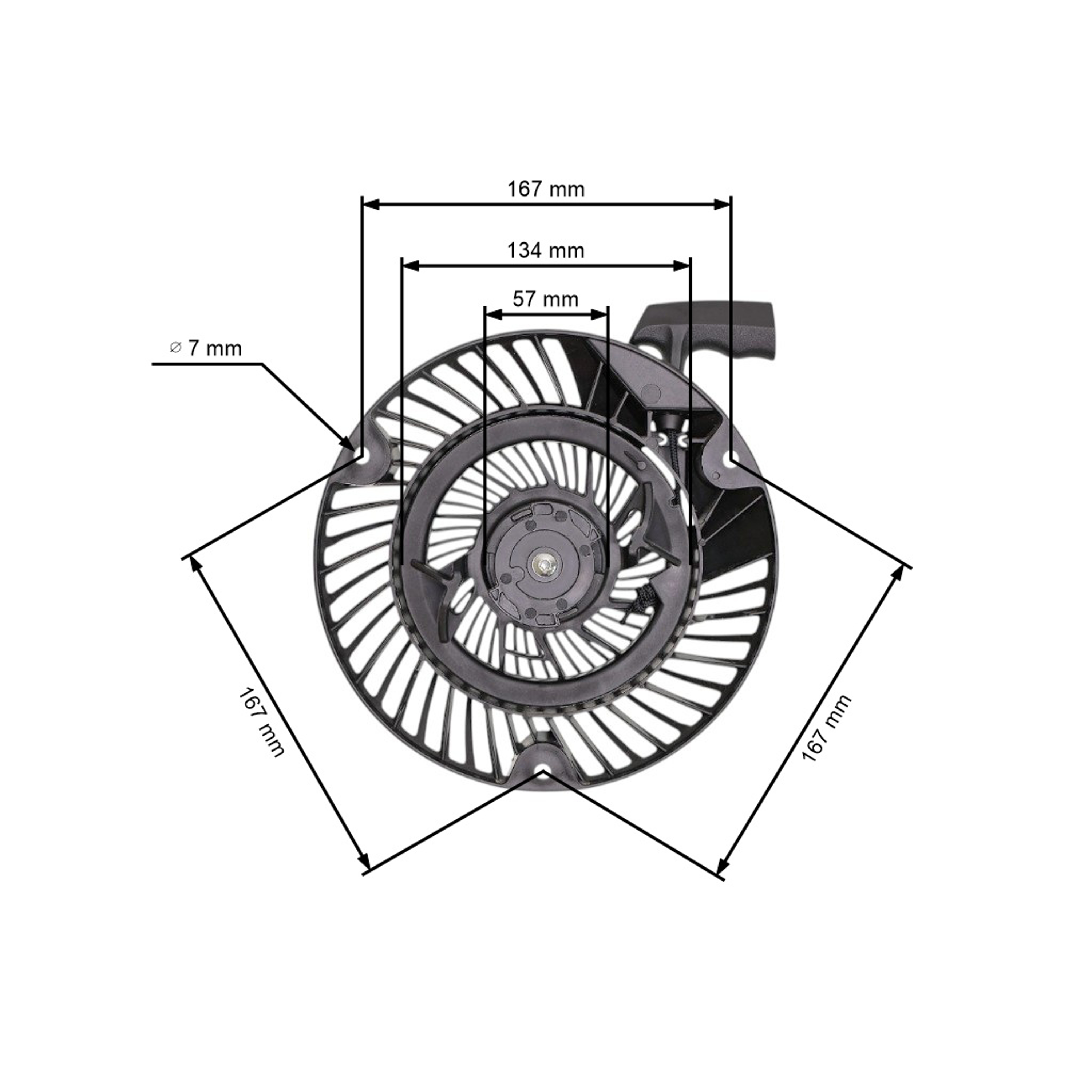 Kompletní startér pro motory Briggs & Stratton DOV 700 750 (OEM 793470 593958 798909)