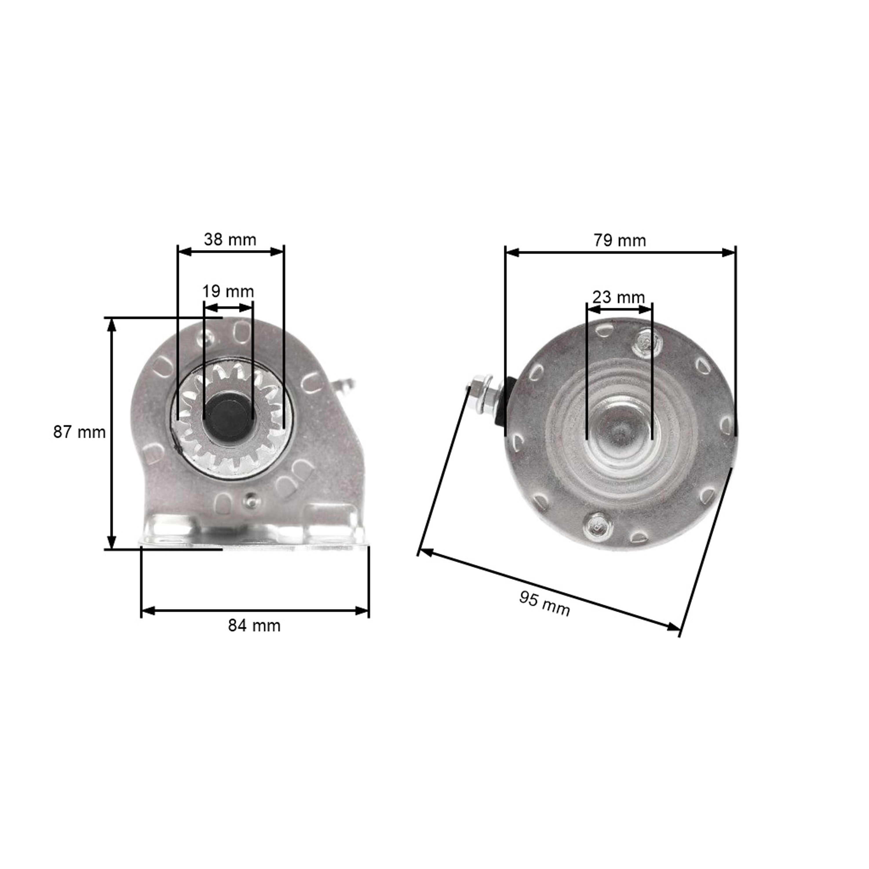 Elektický startér pro motory Briggs & Stratton 16,0 PS 18,0 PS Cub Cadet GT2521 LT2180 John Deere M143512 (OEM 691564 808106 693469)