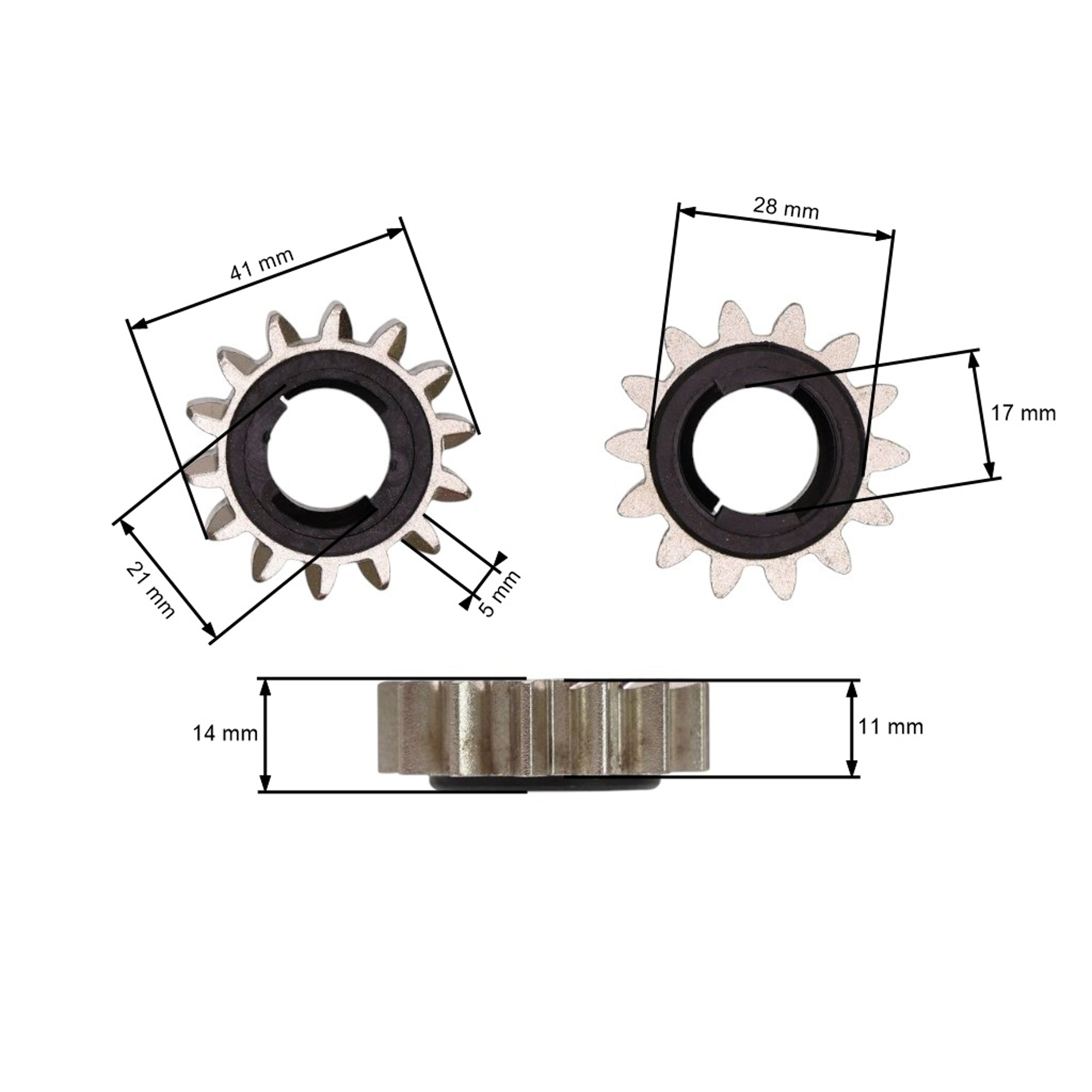 Ozubené kolo elektrického startéru pro motory Briggs & Stratton (OEM 593935 Toro 693713)