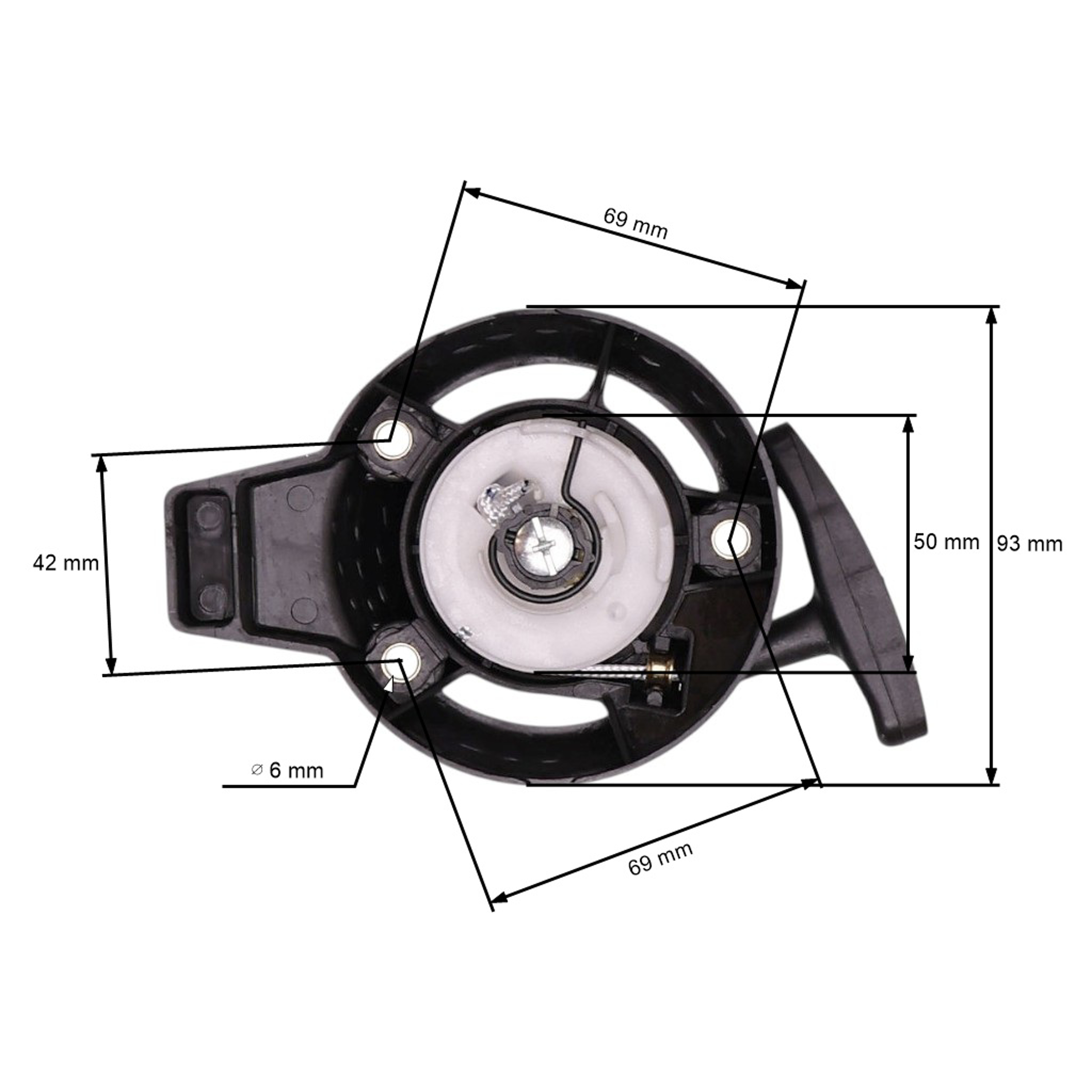 Kompletní startér pro motory Honda GX25 (OEM 28400Z0H003)