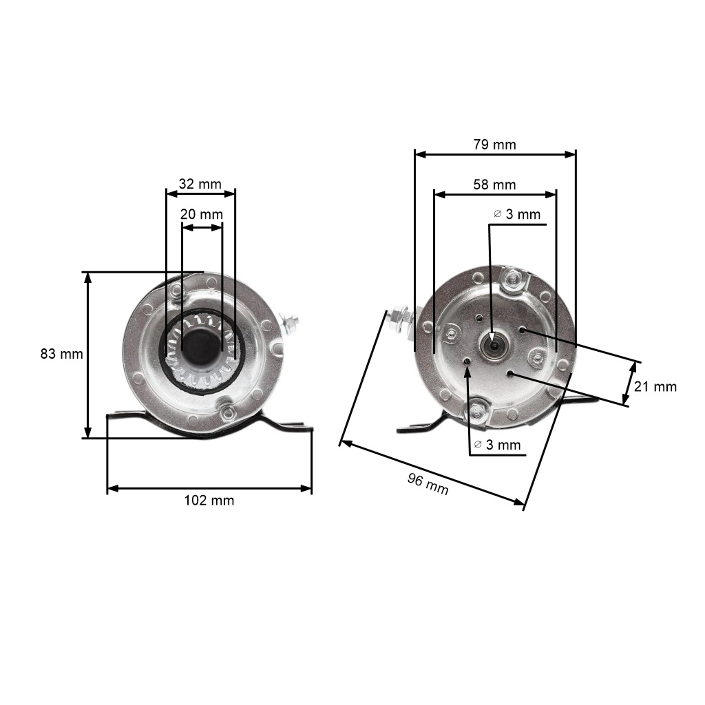 Elektický startér pro motory Tecumseh (OEM 33605 35763 35763A 36463 36680)
