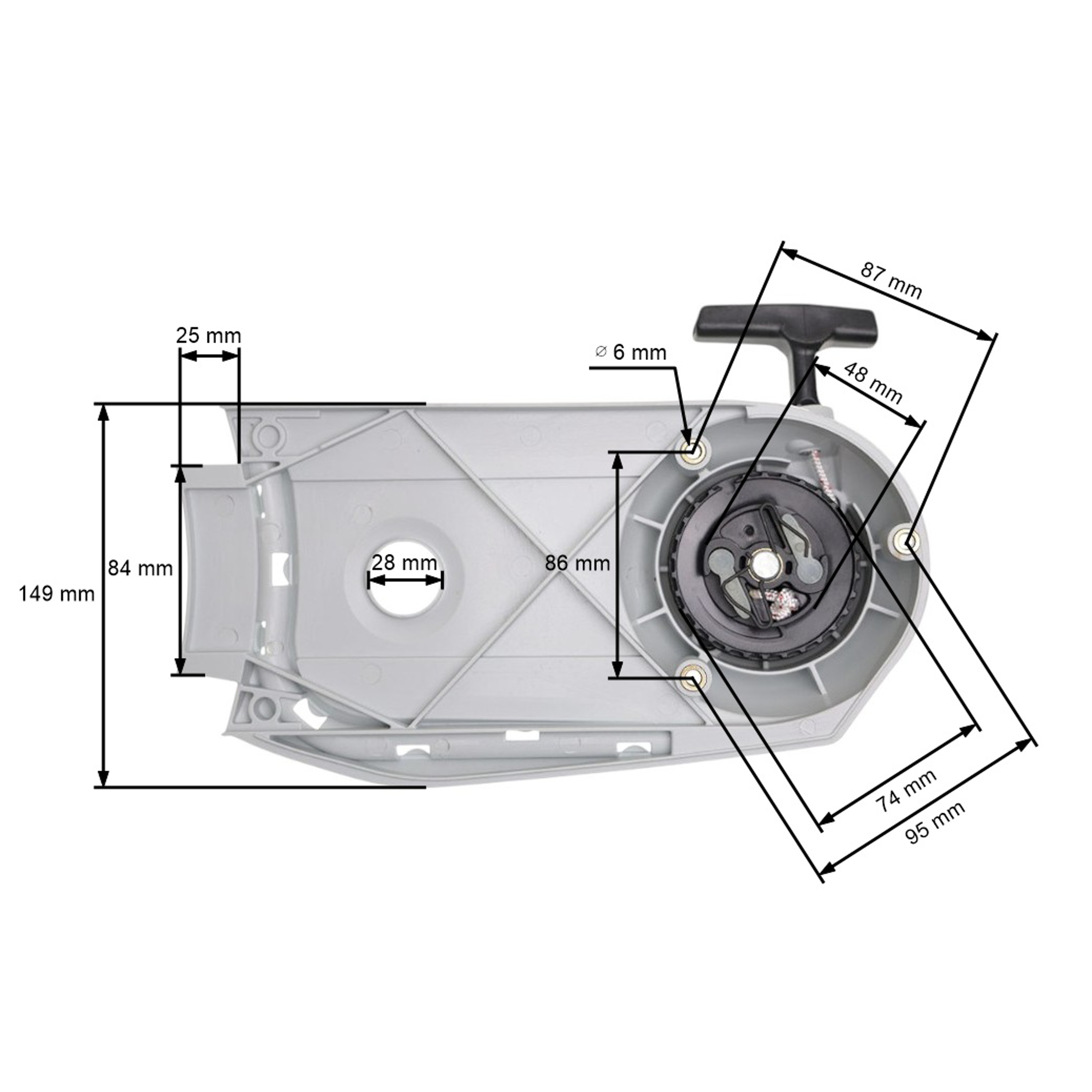 Kompletní startér pro rozbrušovací pily Stihl TS700 (OEM 42241900306)