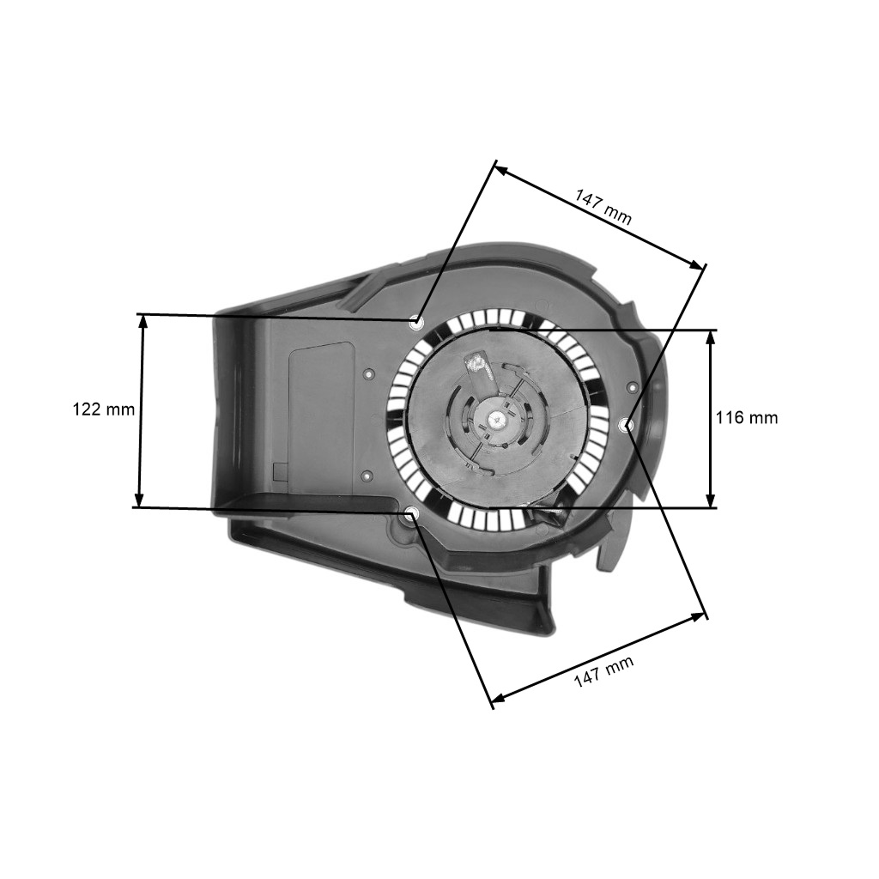 Kompletní startér pro motorové sekačky Mountfield HP184 HP454 SP414 Stiga Collector 43 Stiga Dino 47 Homelite HL454SP (OEM 118550139/1)