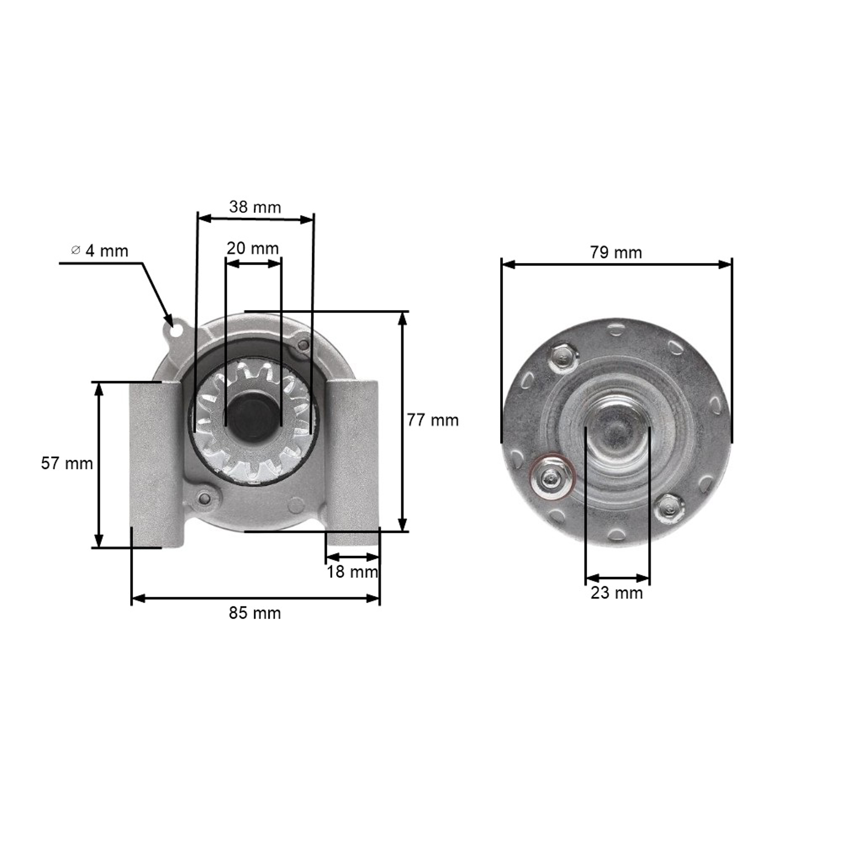 Elektrický startér pro zahradní traktory Kohler C12-5 Cub Cadet Toro 264-6 264H 312-8 Kohler 12,5 PS (OEM 12-098-05 12-092-05 12-092-05)