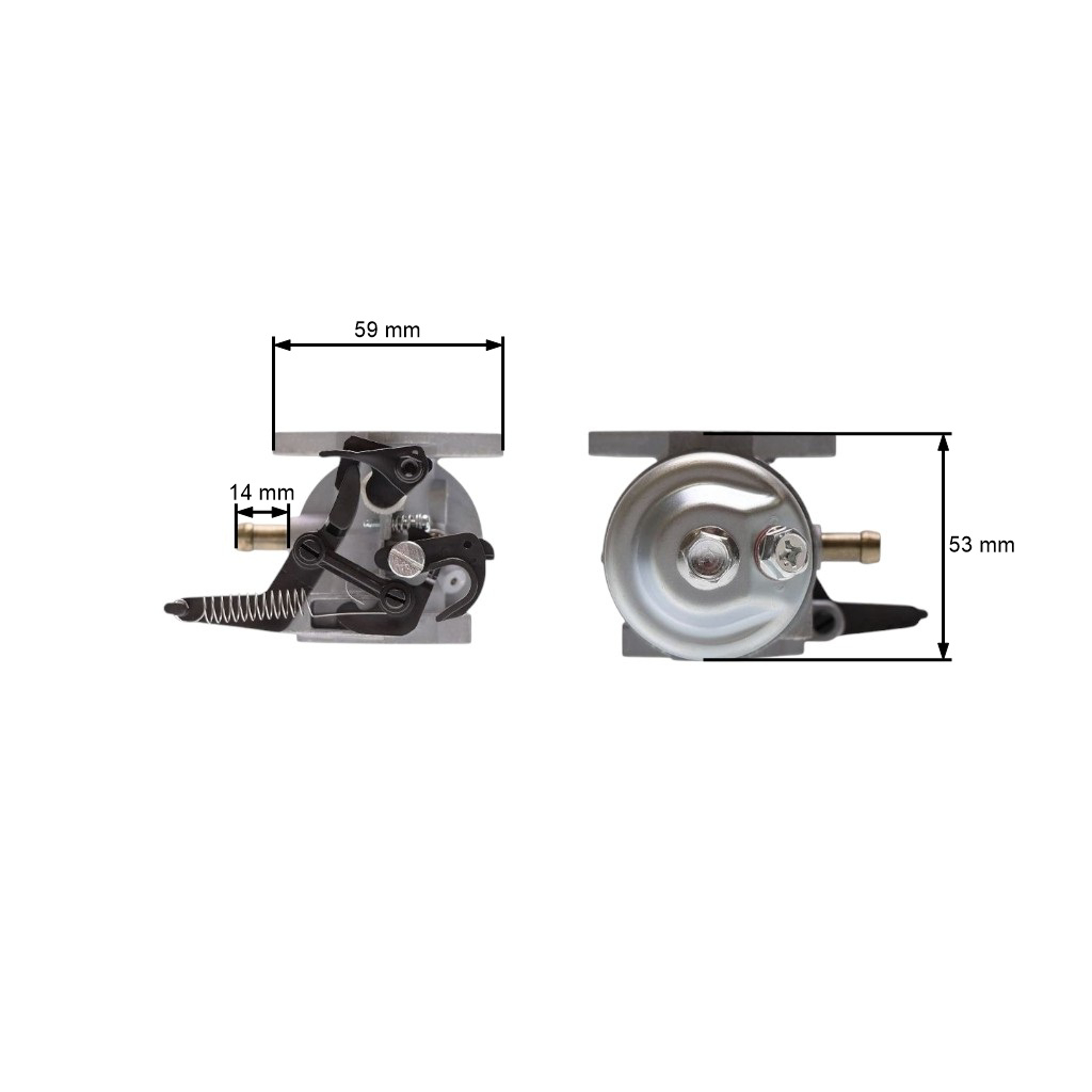 Karburátor pro motory Briggs & Stratton s automatickým sytičem (OEM 793493 591852)