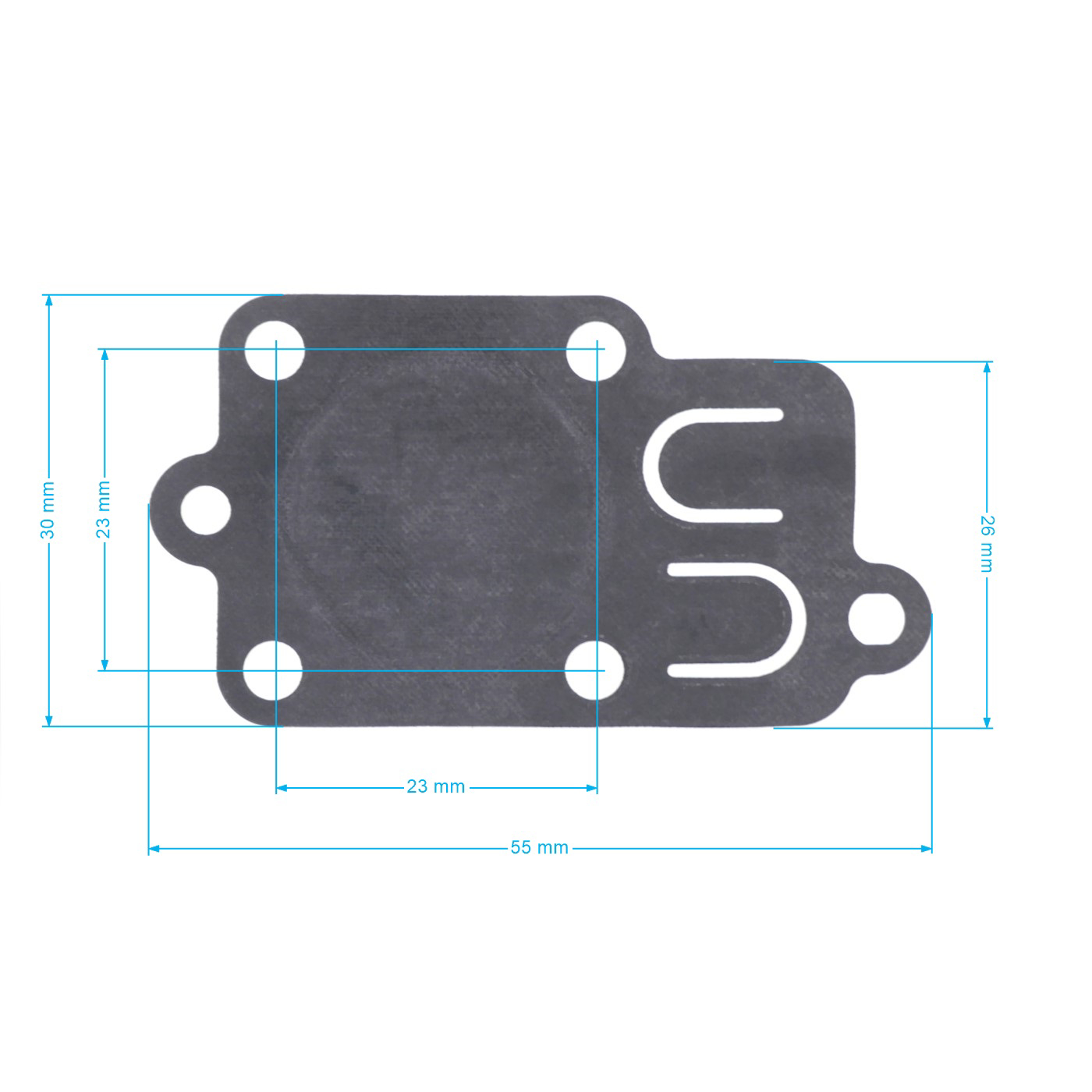 HS Parts membrána karburátoru Briggs & Stratton 270026