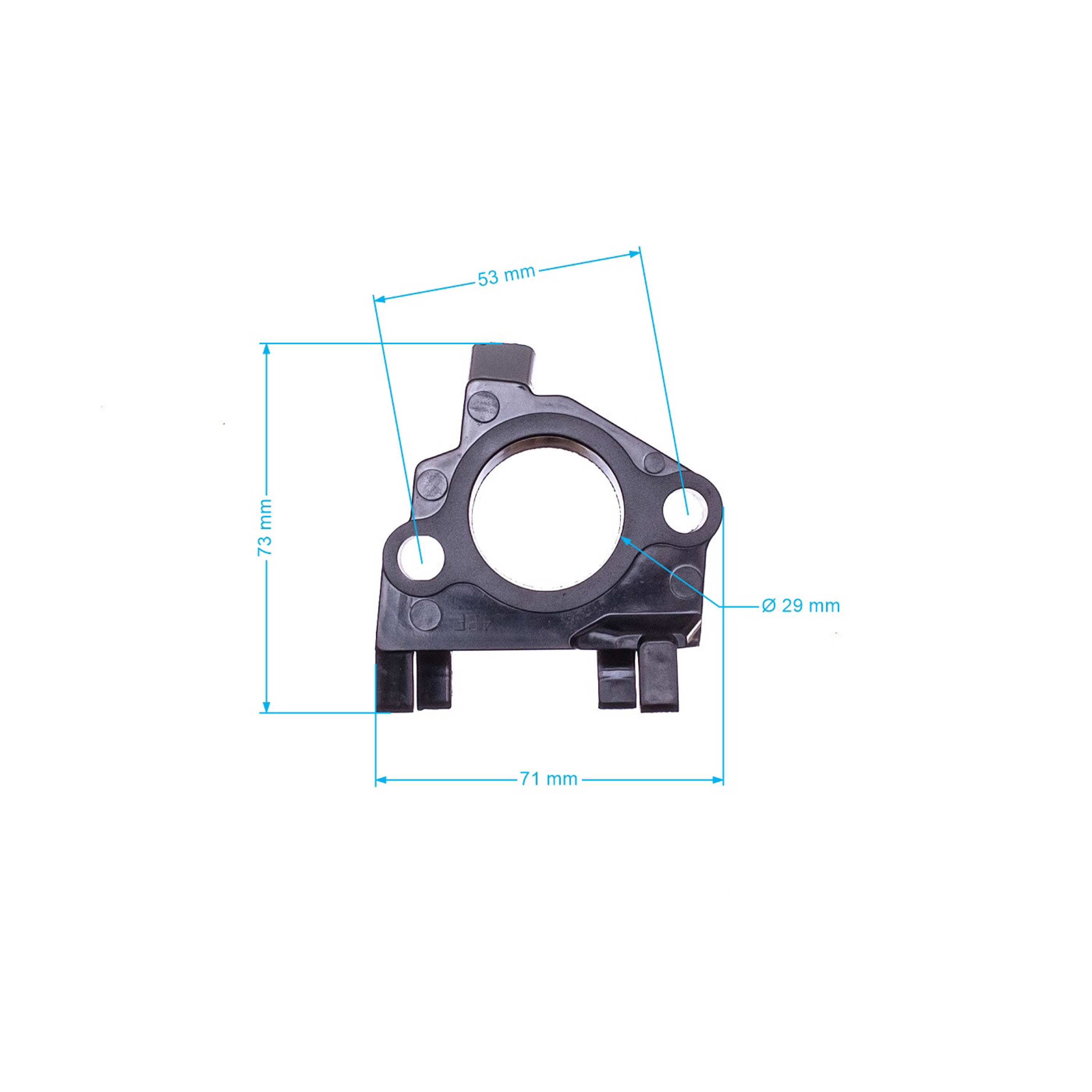 Příruba karburátoru pro motory Honda GX390 Zongshen 188F (OEM 16211-ZF6-L60)