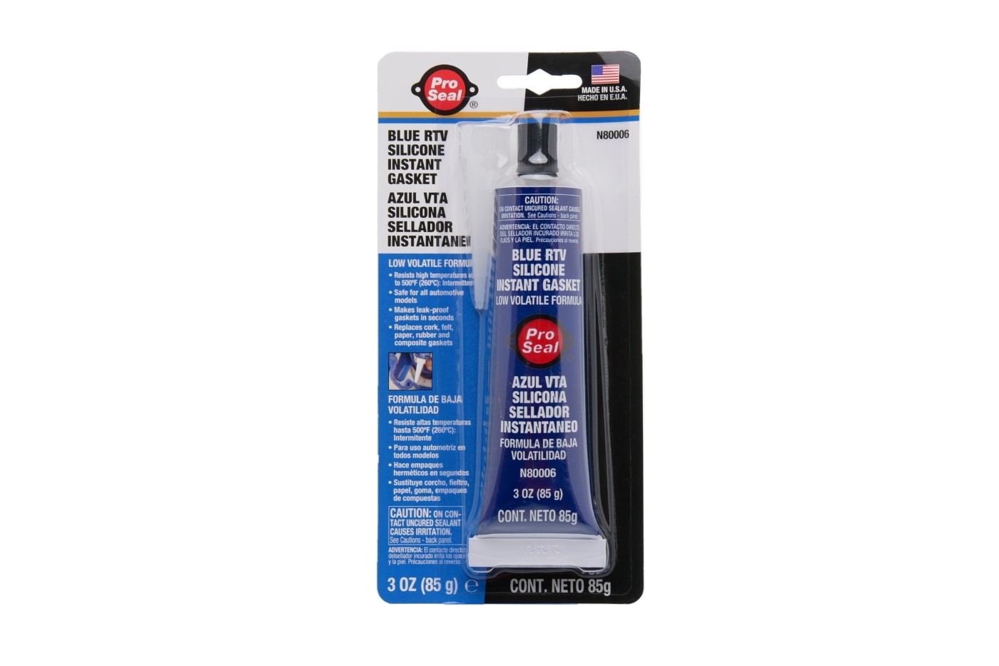 Silikonový tmel PRO SEAL modrý 85 g do + 260°C pro Stihl 017 018 MS180 MS181 MS250 MS280 Husqvarna 136 137 141 435 Partner 351 371 391 420
