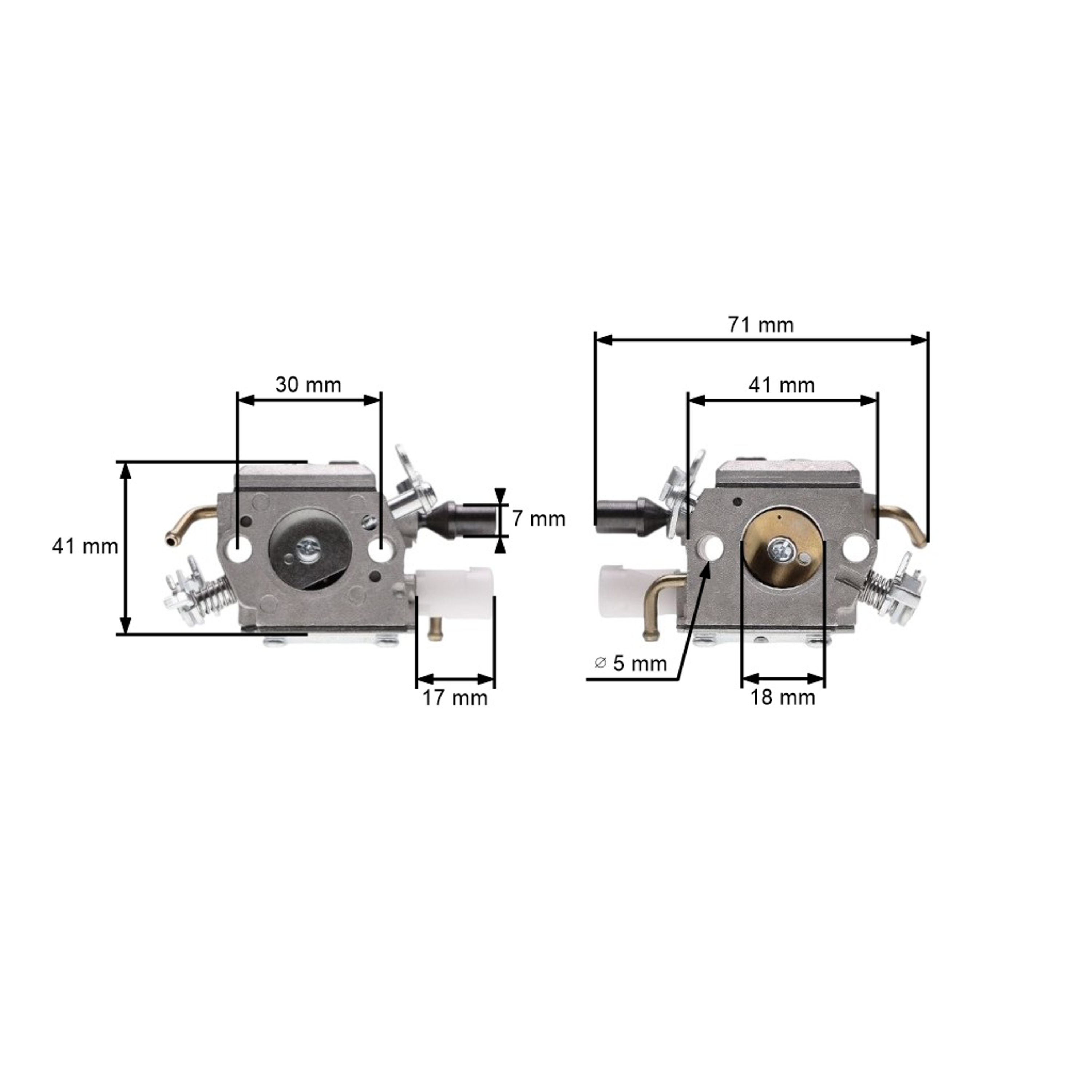 Karburátor pro motorové pily Husqvarna 340 345 346XP 350 351 Jonsered 2141 2145 2149 2150 CS2141 CS2145 CS2150 (OEM 503281812)