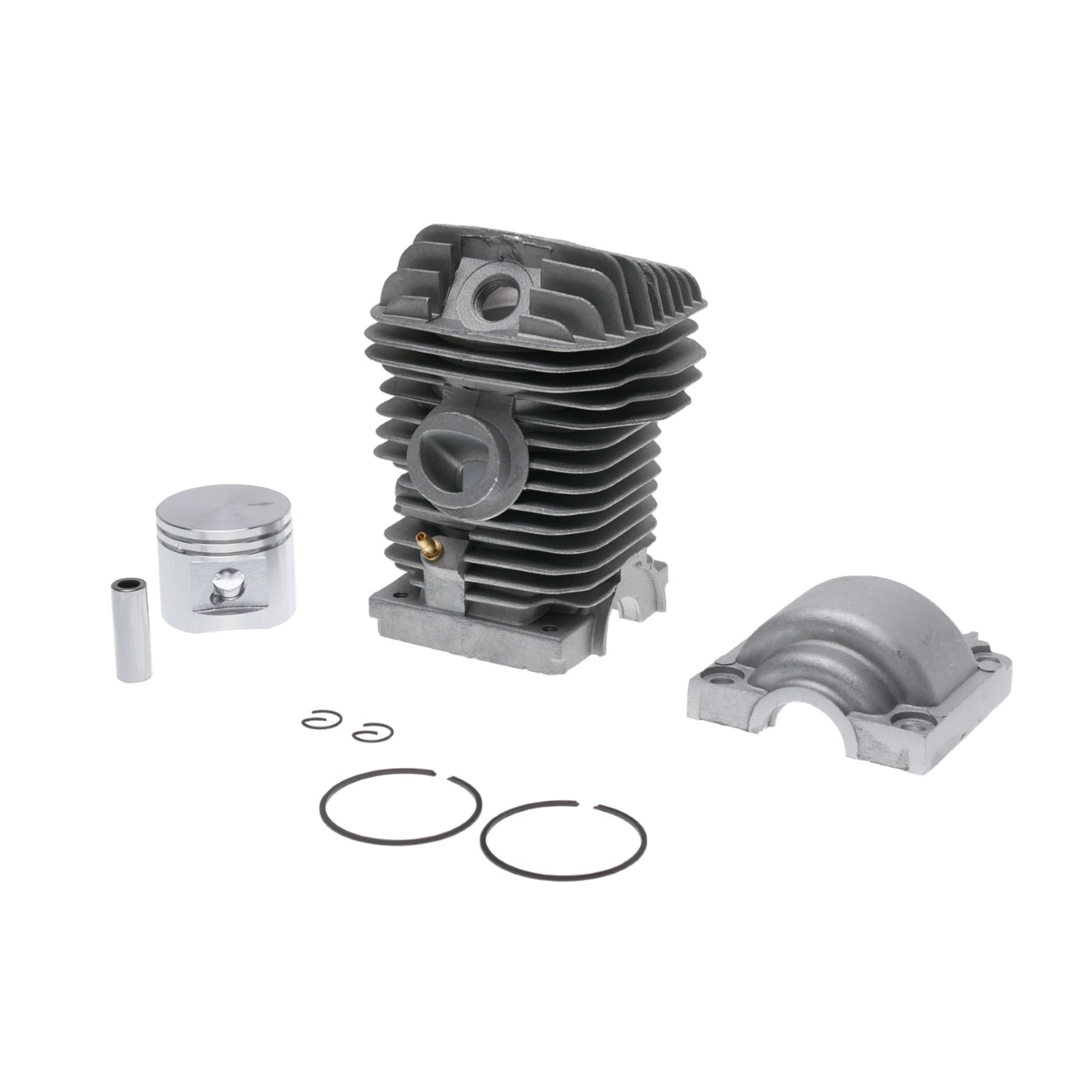 Kompletní válec s pístem a spodním krytem pro motorové pily Stihl 023 MS230 40 mm (OEM 11230201223 11230212500)