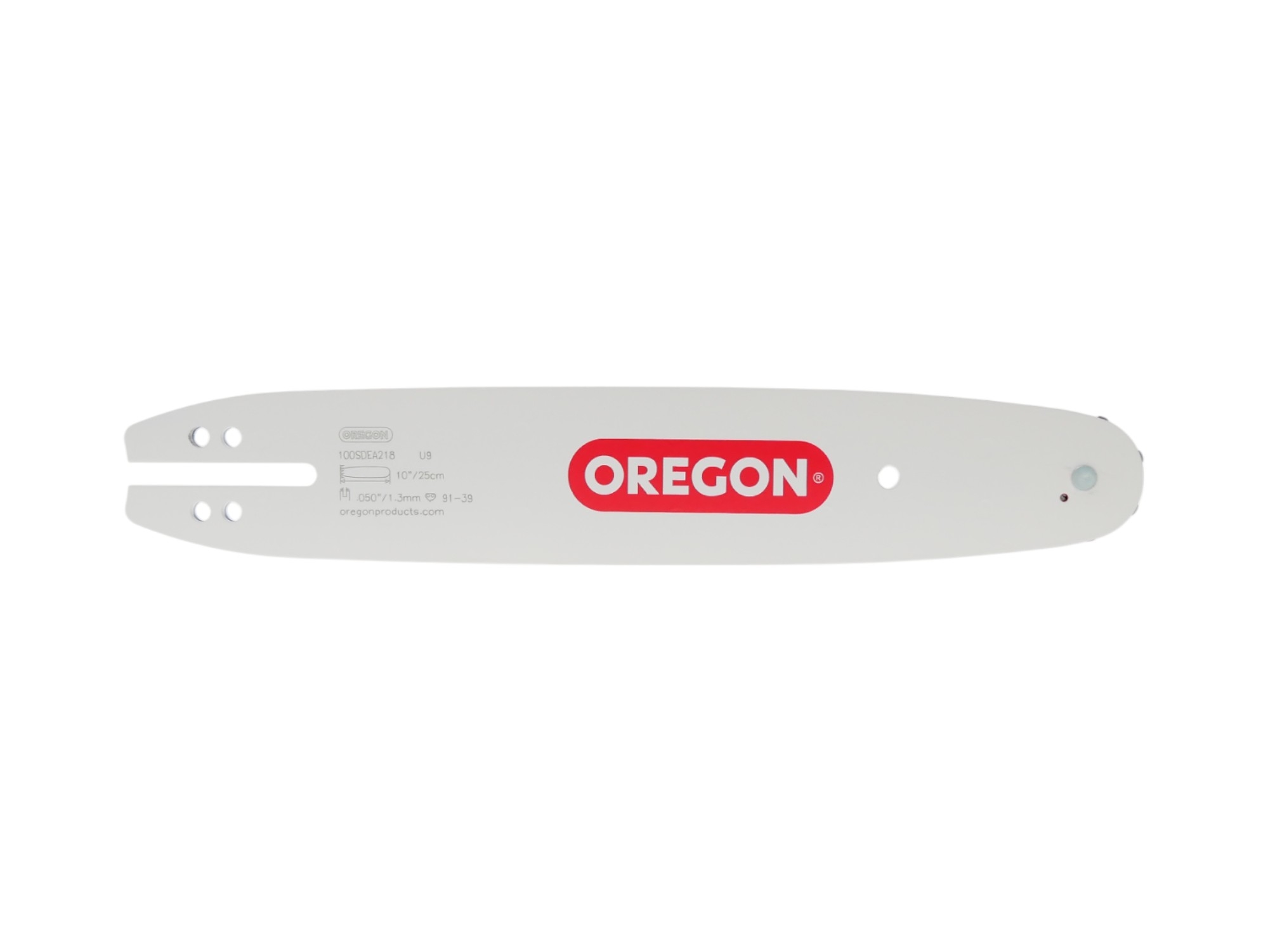 Oregon vodící lišta SINGLE RIVET 10" (25 cm) 3/8" .050" (1,3 mm) pro Bosch KS400S GK1630 Echo PP1200 PP1400 PPT231 PPT260 Alpina 330 380 Ryobi CS36C HC31 CS41 McCulloch 12E Electramac 14ES