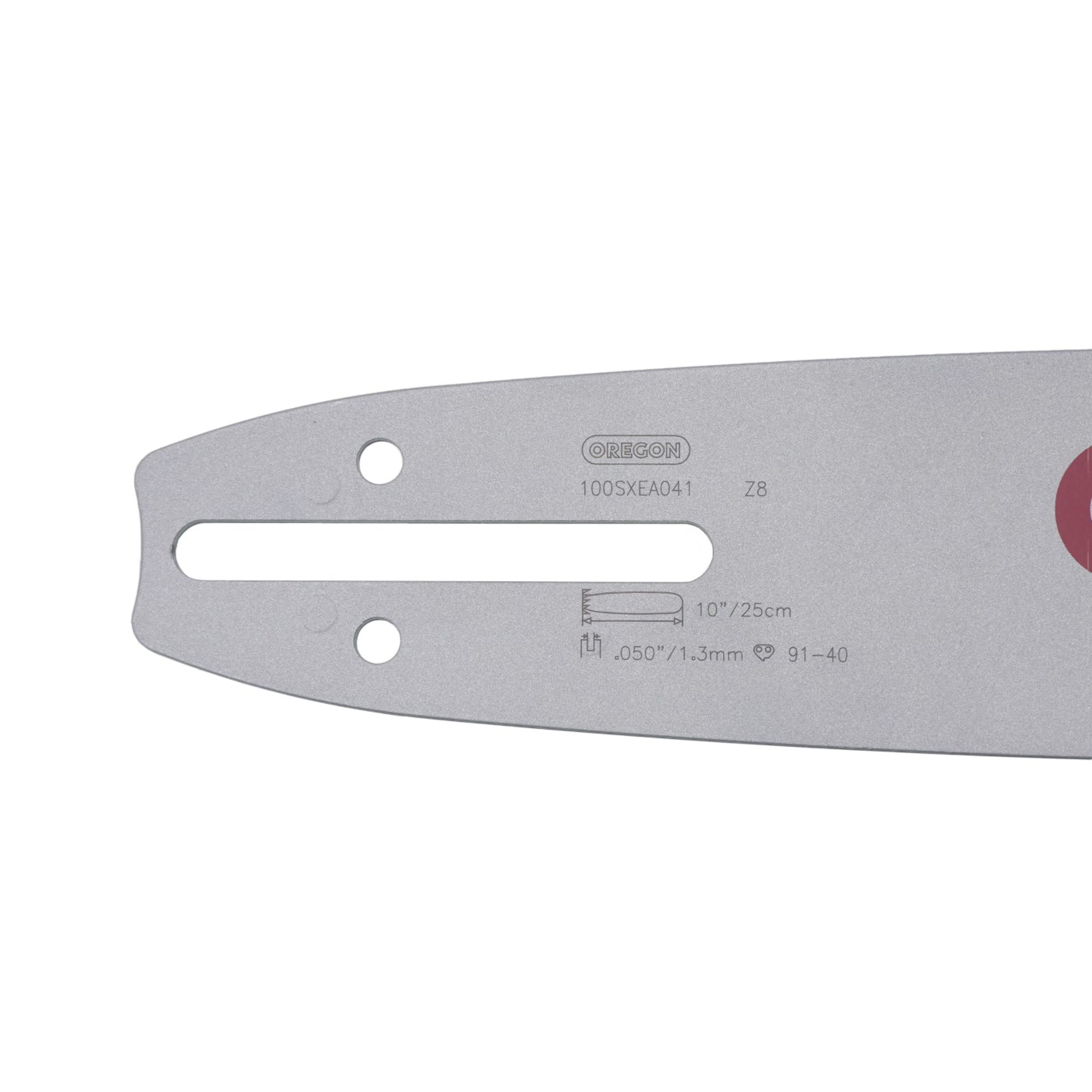 Oregon vodící lišta ADVANCECUT 10" (25 cm) 3/8" .050" (1,3 mm) pro Partner 350 351 370 P420 Husqvarna T425 E16 E316 E321 Dolmar PS330 PS33 PS34 ES152 Homelite 3300 CS40 Solo 613 Oleomac GS35 GS350 931 932