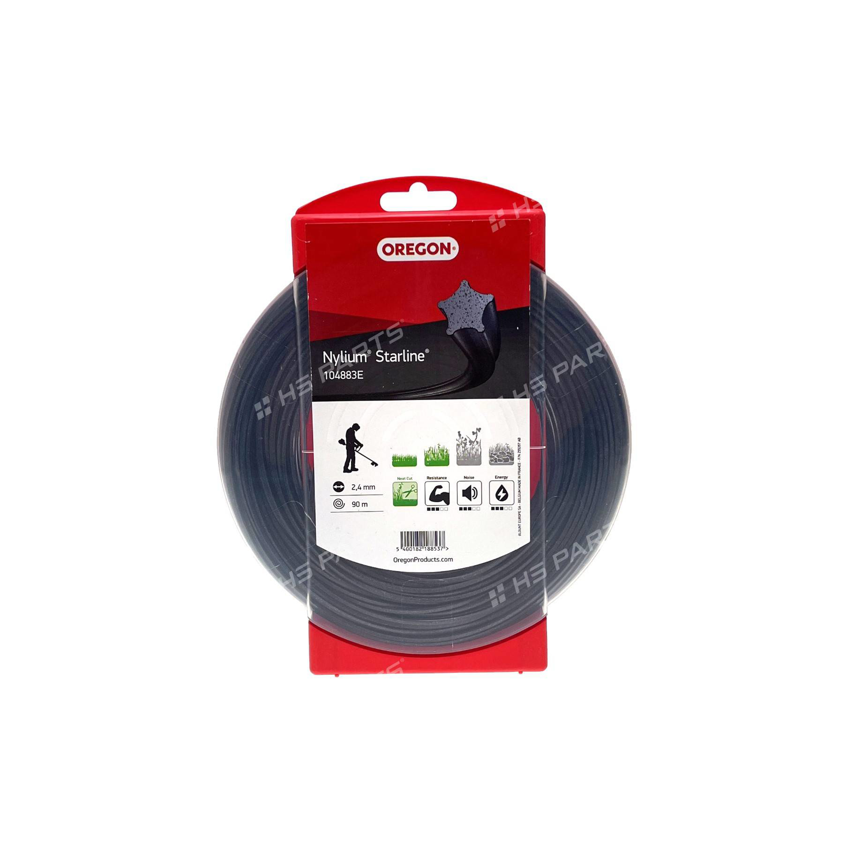 Žací struna Oregon NYLIUM STARLINE pro profesionální použití 2,4 mm x 90 m