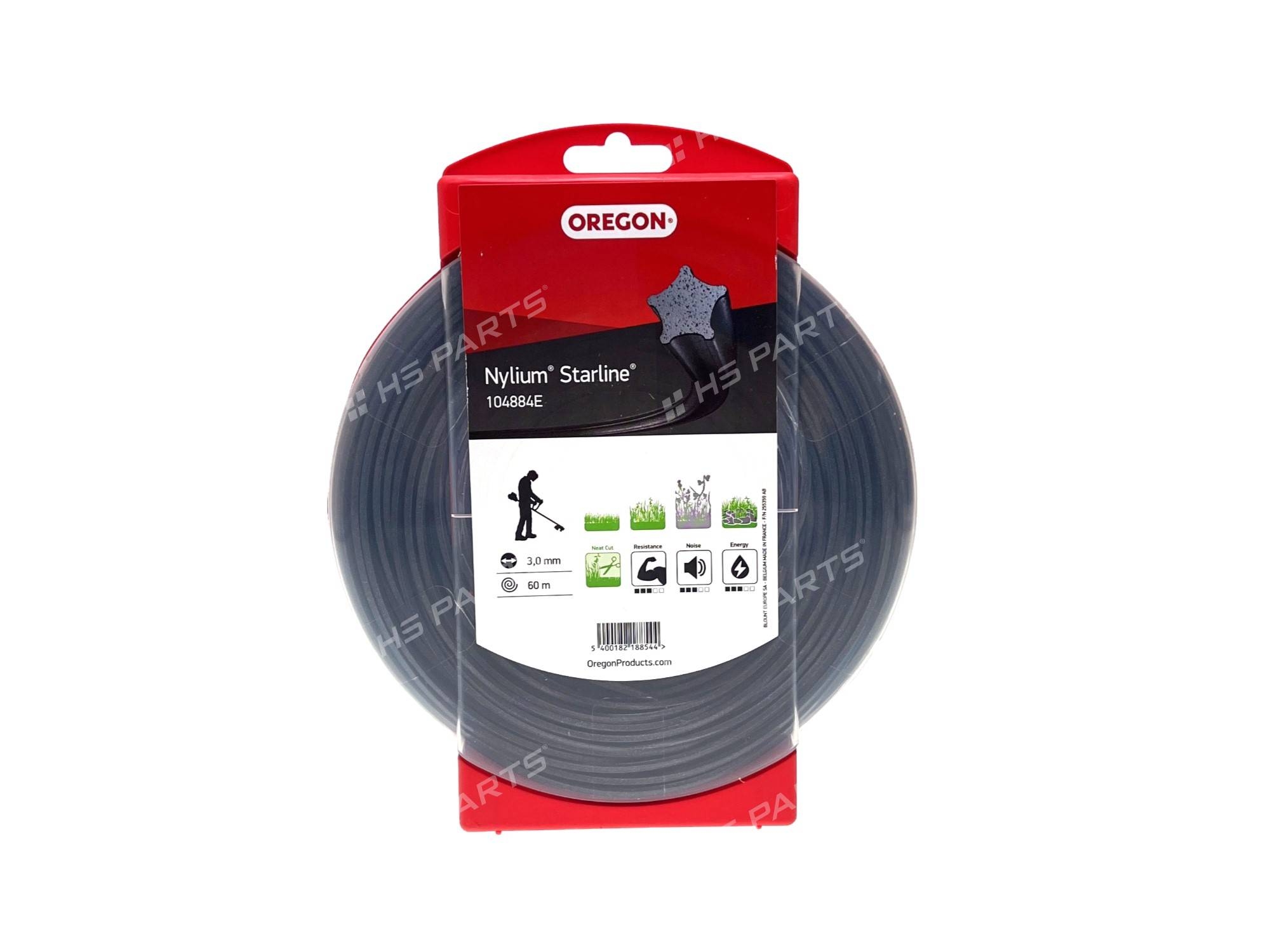 Žací struna Oregon NYLIUM STARLINE pro profesionální použití 3,0 mm x 60 m