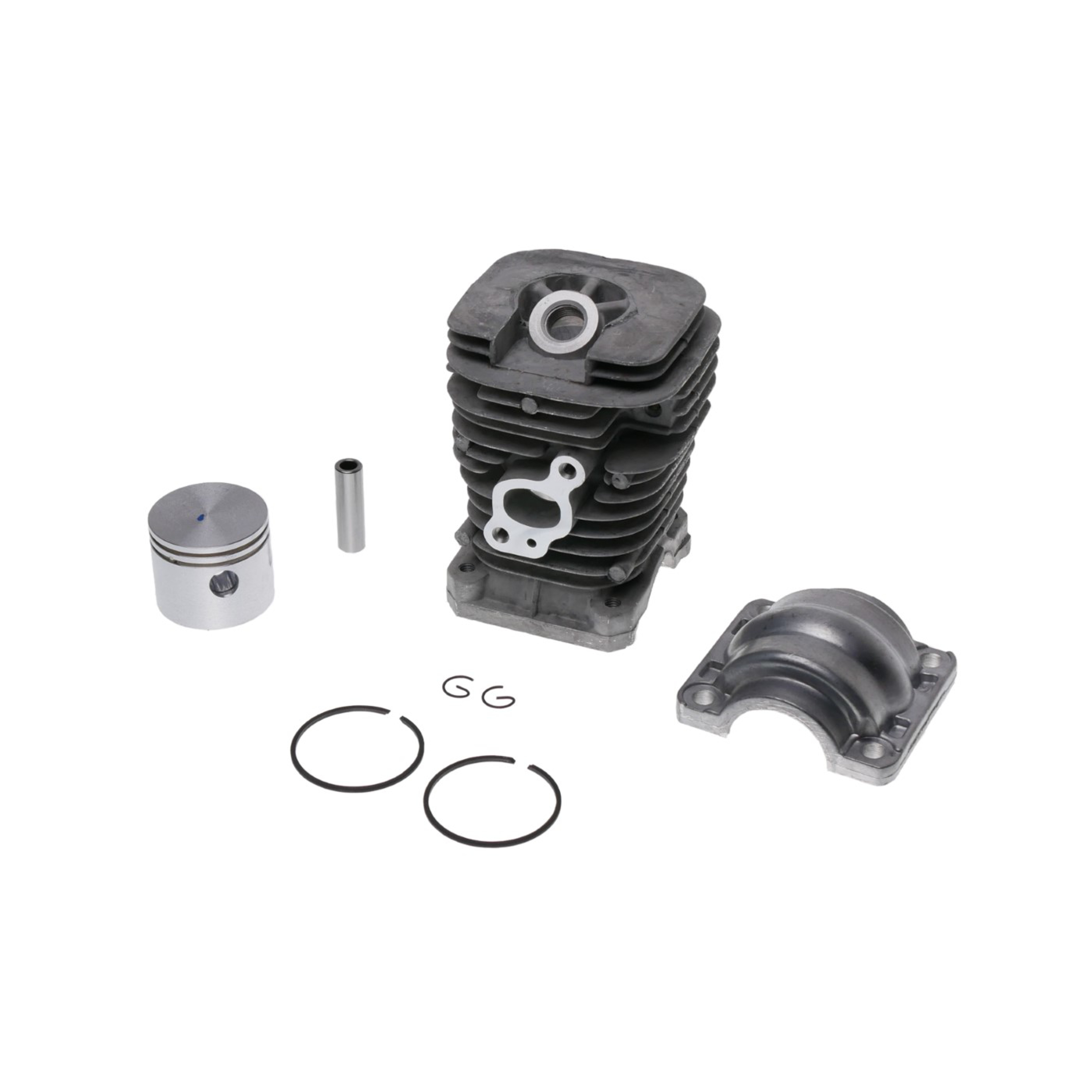 Kompletní válec s pístem a spodnim krytem pro motorové pily Partner 350 351 370 390 420 Poulan 2250 2350 2450 Jonsered 2035 McCulloch Mac Cat 440 41,1 mm (OEM 530069606 530037935)