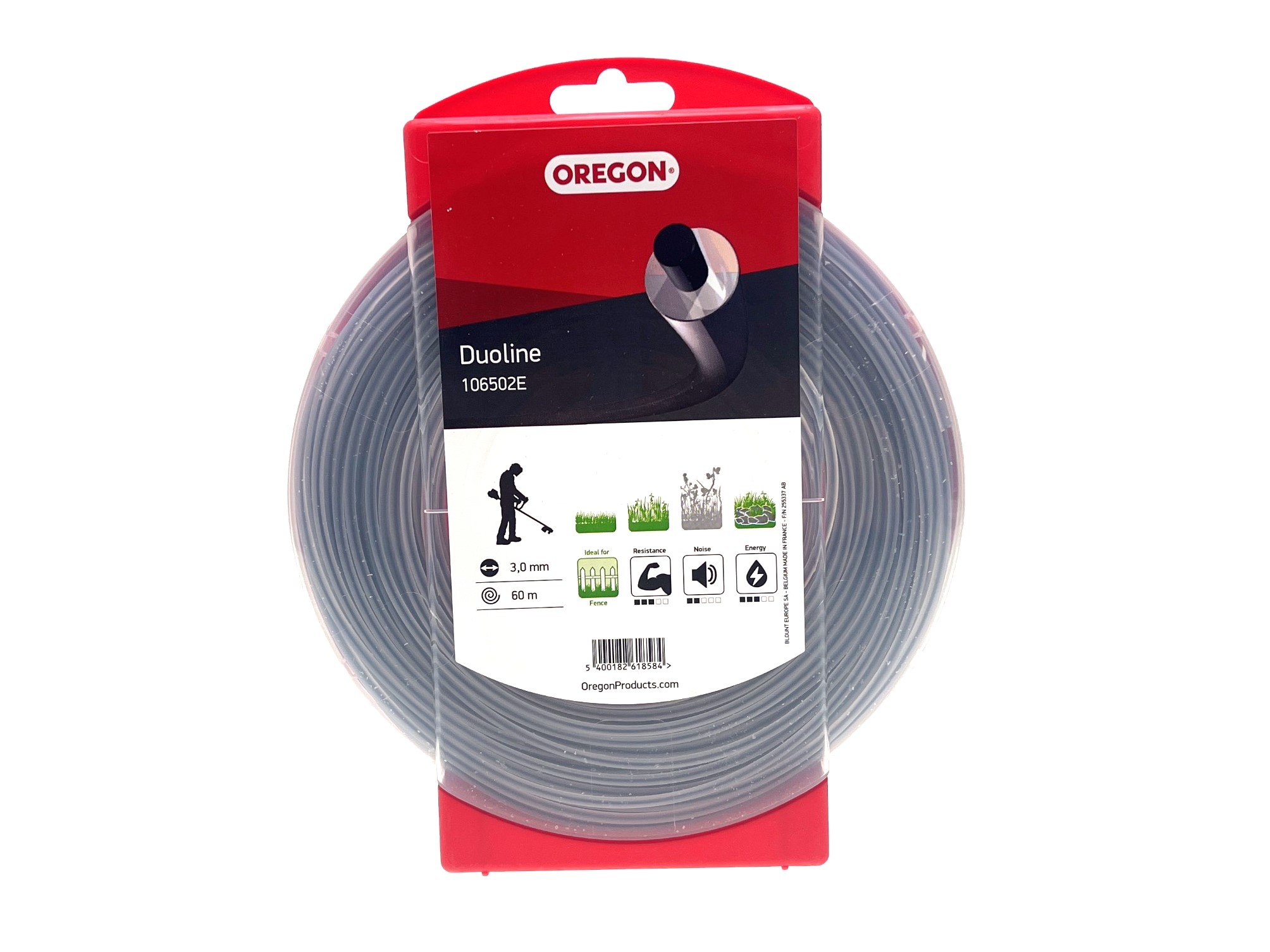 Žací struna Oregon DUOLINE 3,0 mm x 60 m