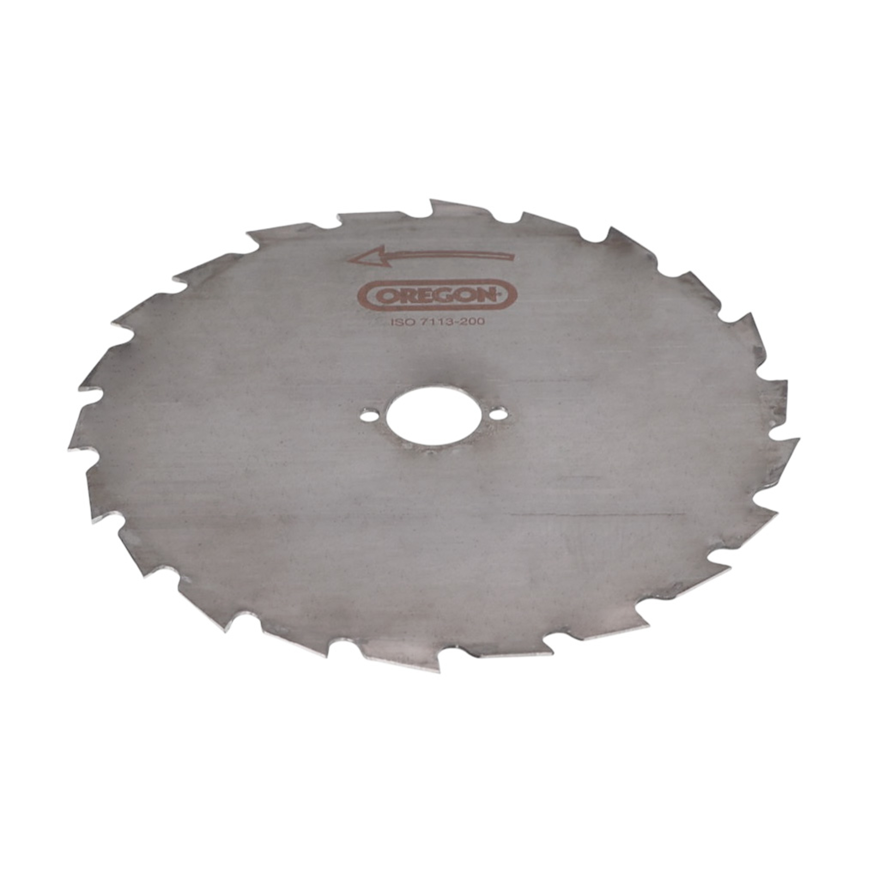 Oregon Maxi ocelový univerzální nůž 22 zubý rozměr 200 mm x 1,5 mm otvor 25,4 mm pro křovinořezy a motorové vyžínače Stihl Husqvarna Partner Jonsered Oleomac Dolmar Makita Honda