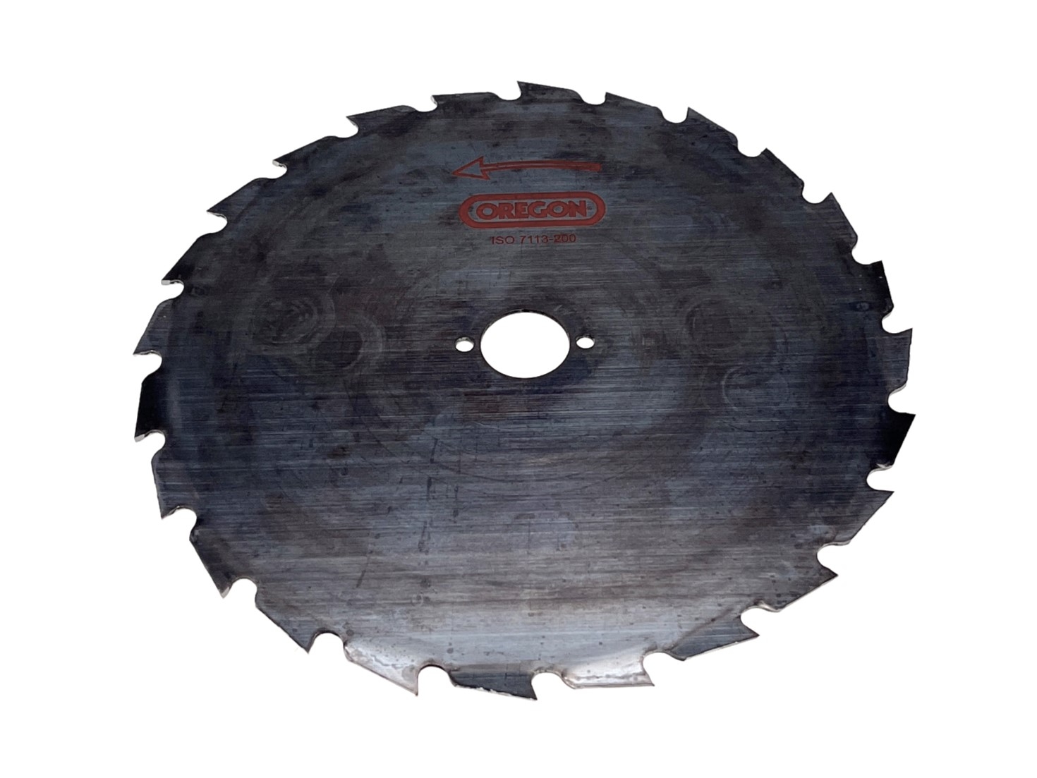 Oregon Maxi ocelový univerzální nůž 24 zubý rozměr 225 mm x 1,8 mm otvor 25,4 mm pro křovinořezy a motorové vyžínače Stihl Husqvarna Partner Jonsered Oleomac Dolmar Makita Honda