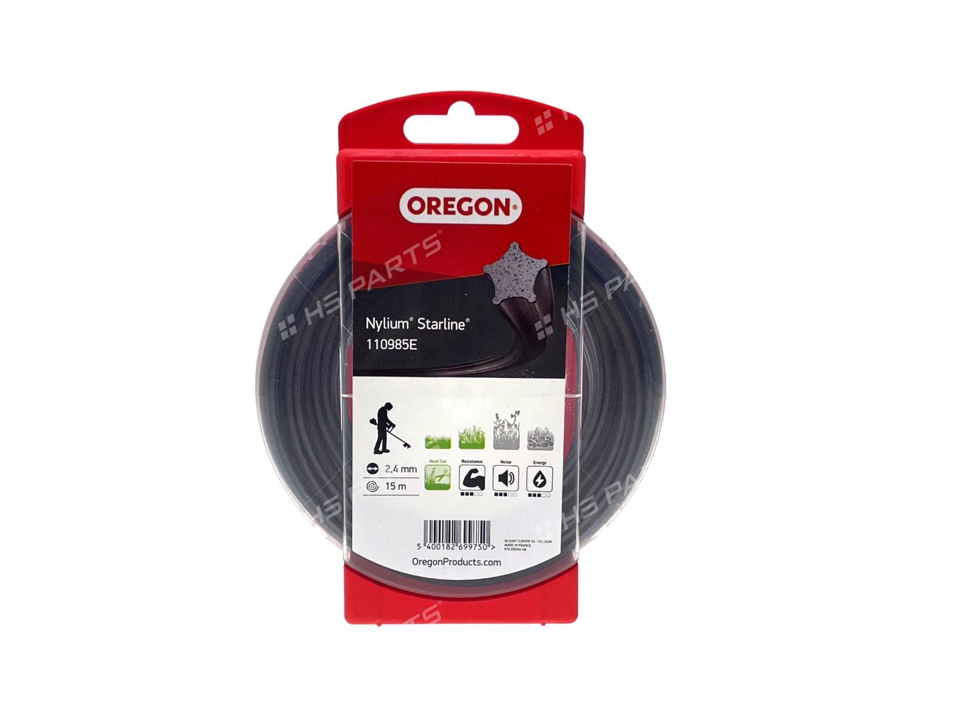 Žací struna Oregon NYLIUM STARLINE pro profesionální použití 2,4 mm x 15 m