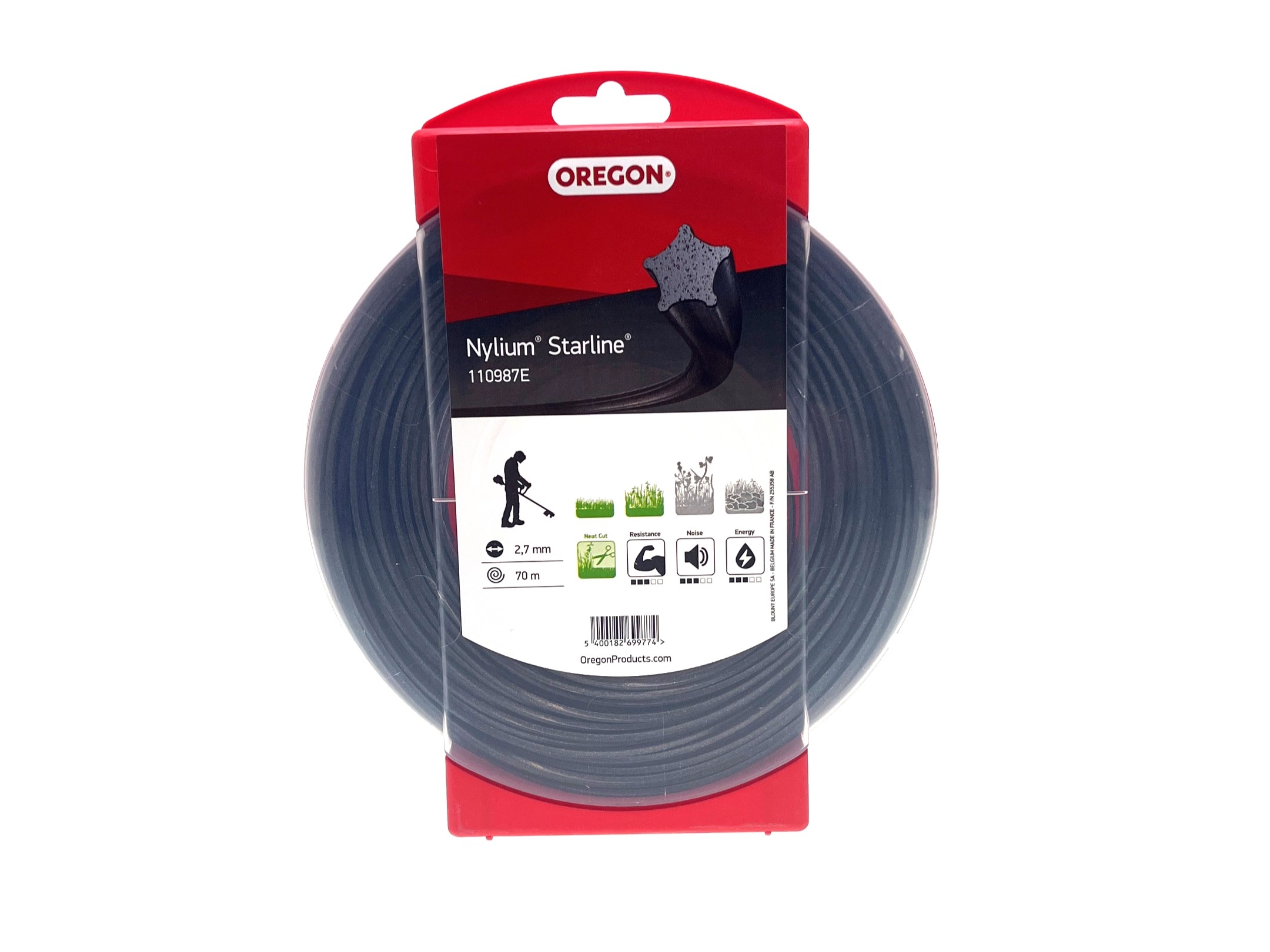 Žací struna Oregon NYLIUM 2,7 mm x 70 m
