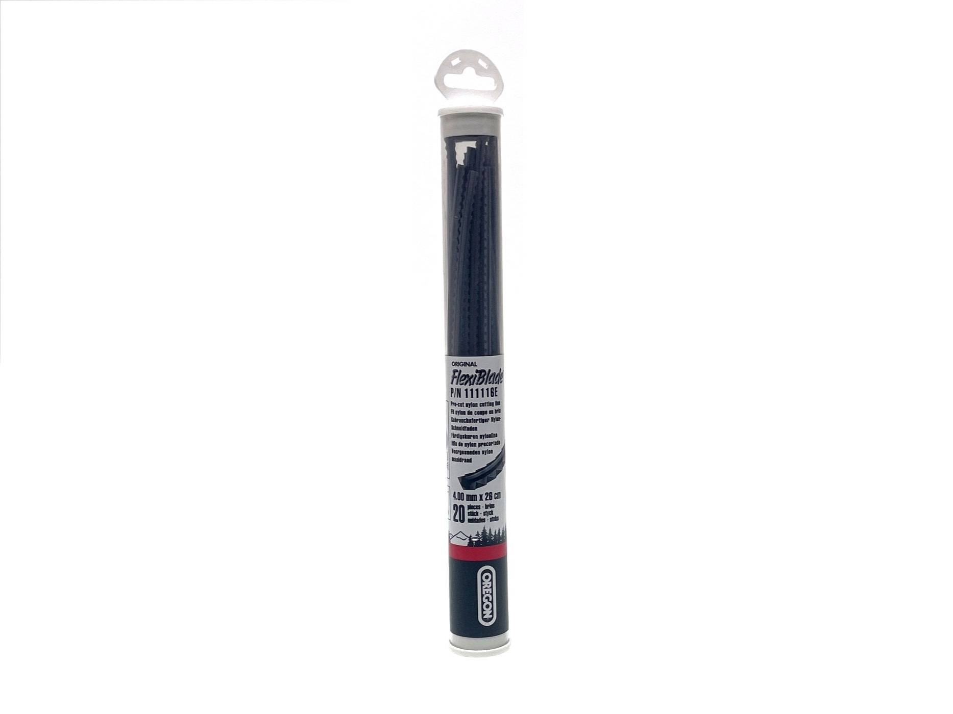 Žací struna Oregon FLEXIBLADE pro profesionální použití 4,0 mm x 26 cm x 20 ks.