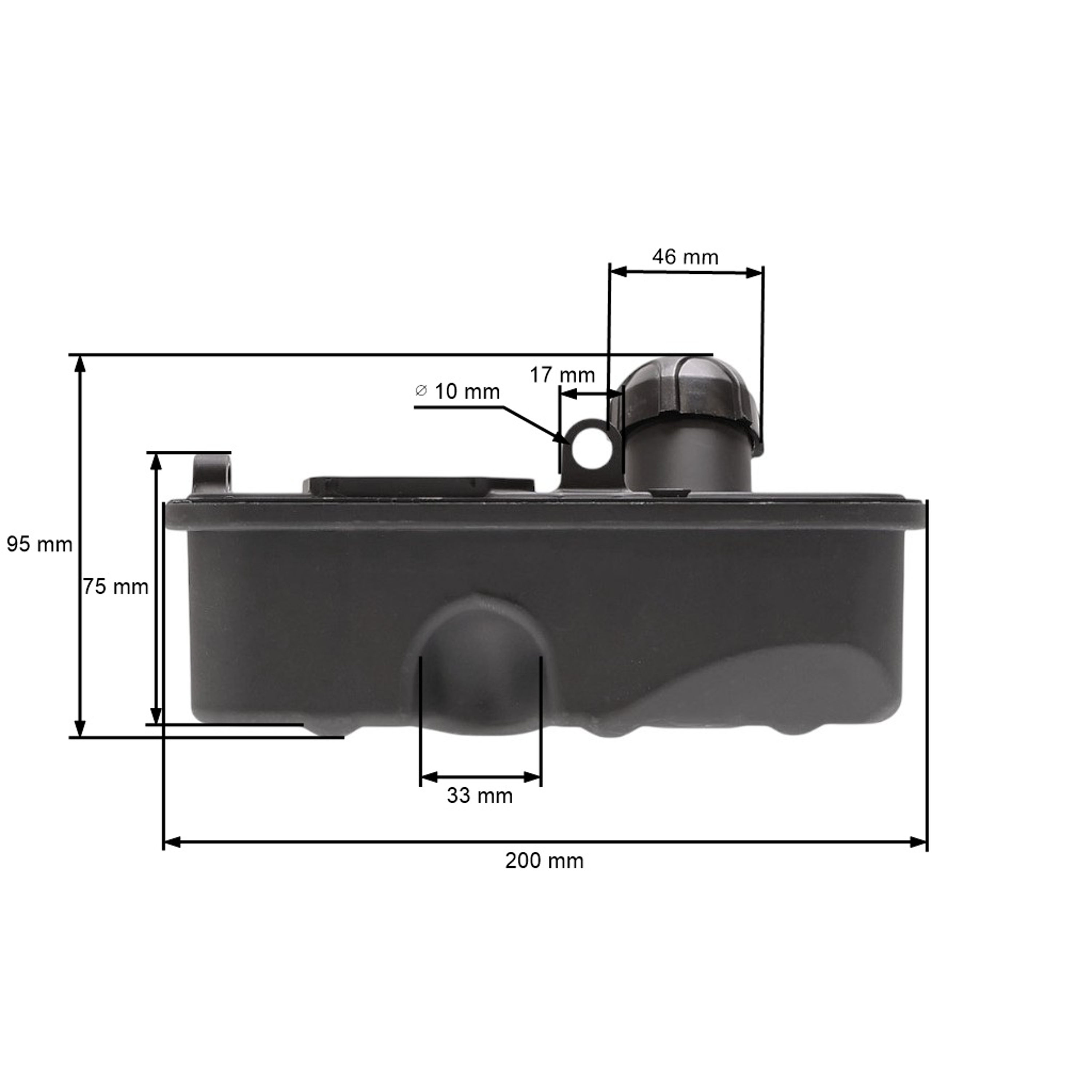 Palivová nádrž pro motory Briggs & Stratton (OEM 494406)
