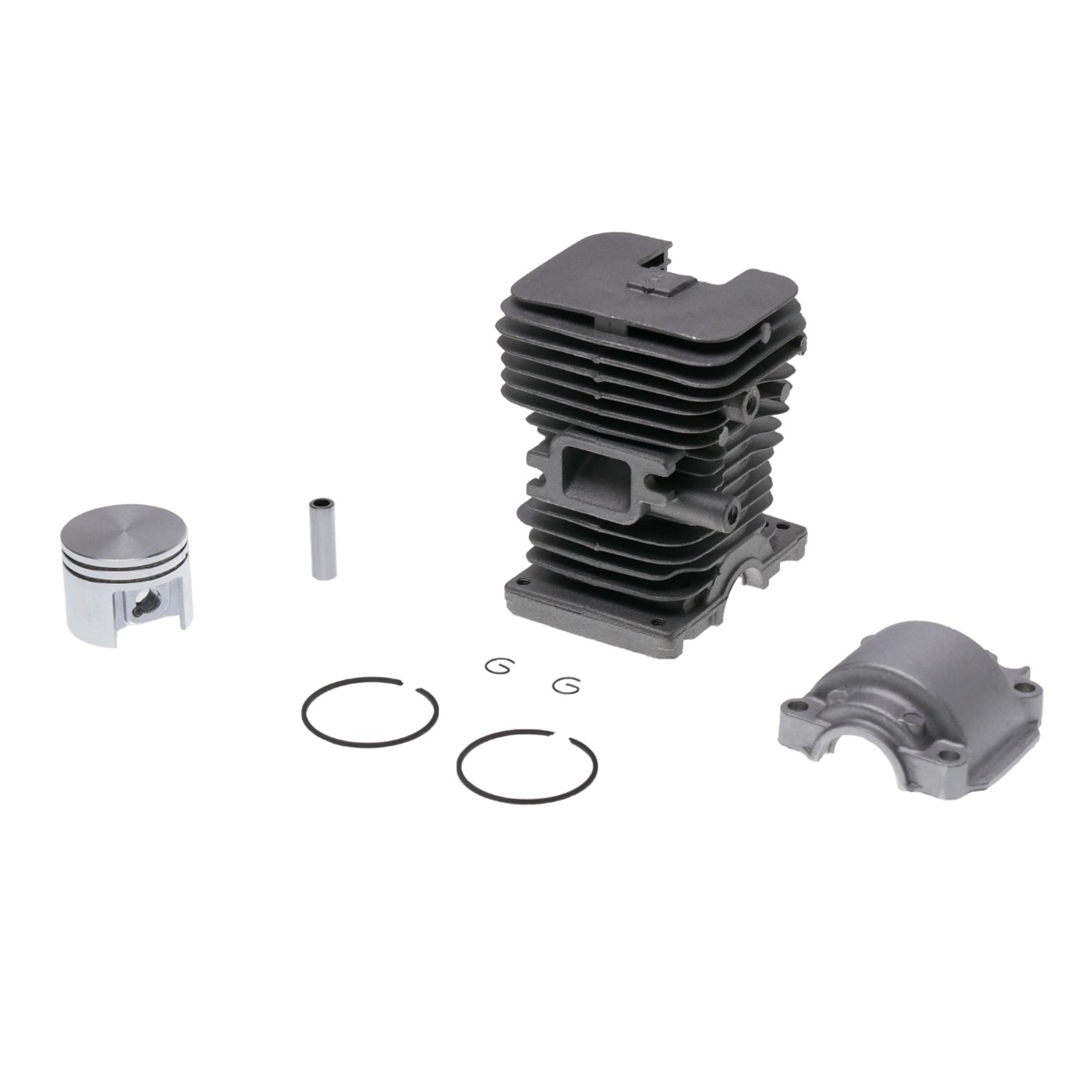Kompletní válec s pístem a spodním krytem pro motorové pily Stihl 018 MS180 38 mm čep 8 mm (OEM 11300201208 11300212504)