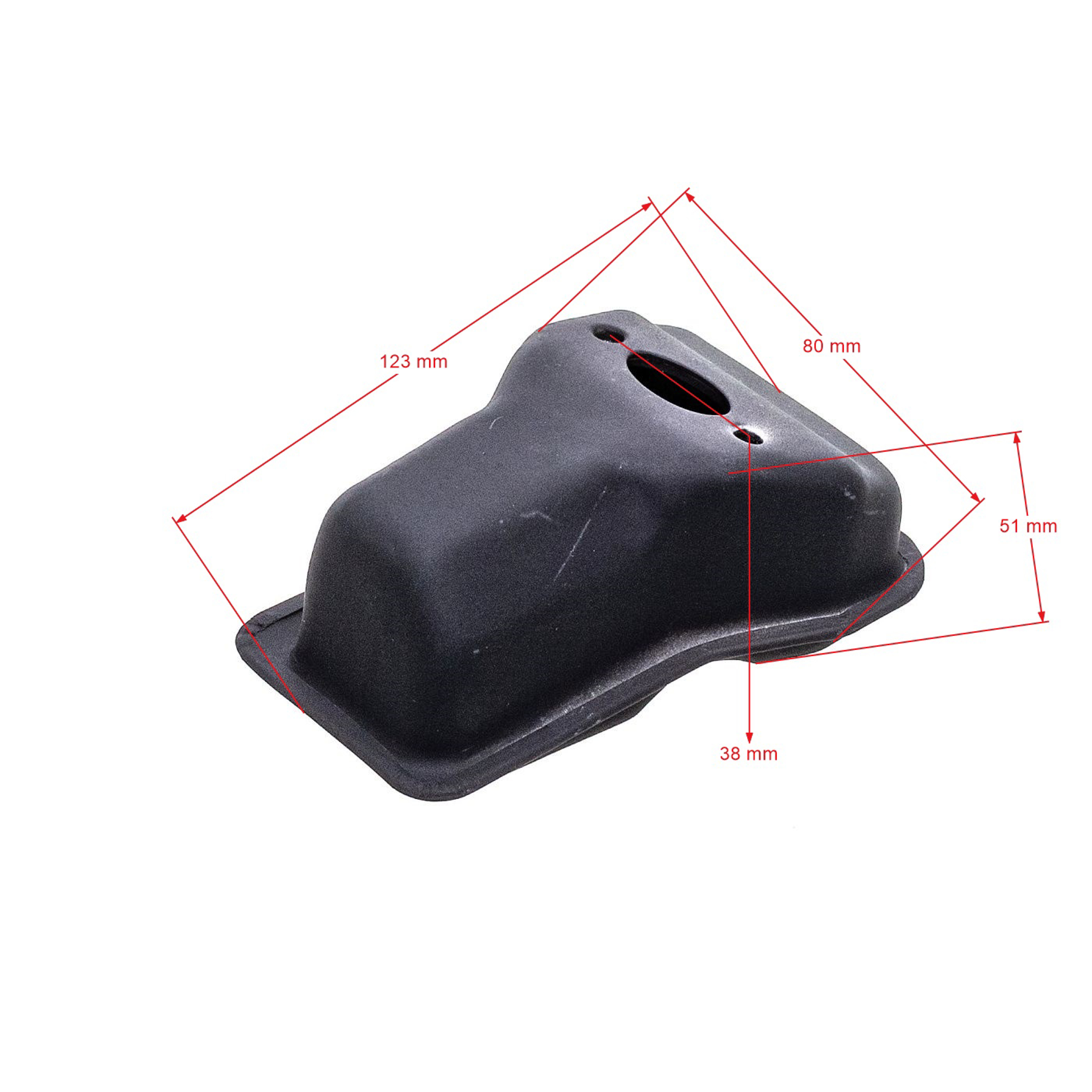 Výfuk pro Čínské motorové pily a pily z hobbymarketů s obsahem motoru 38 ccm
