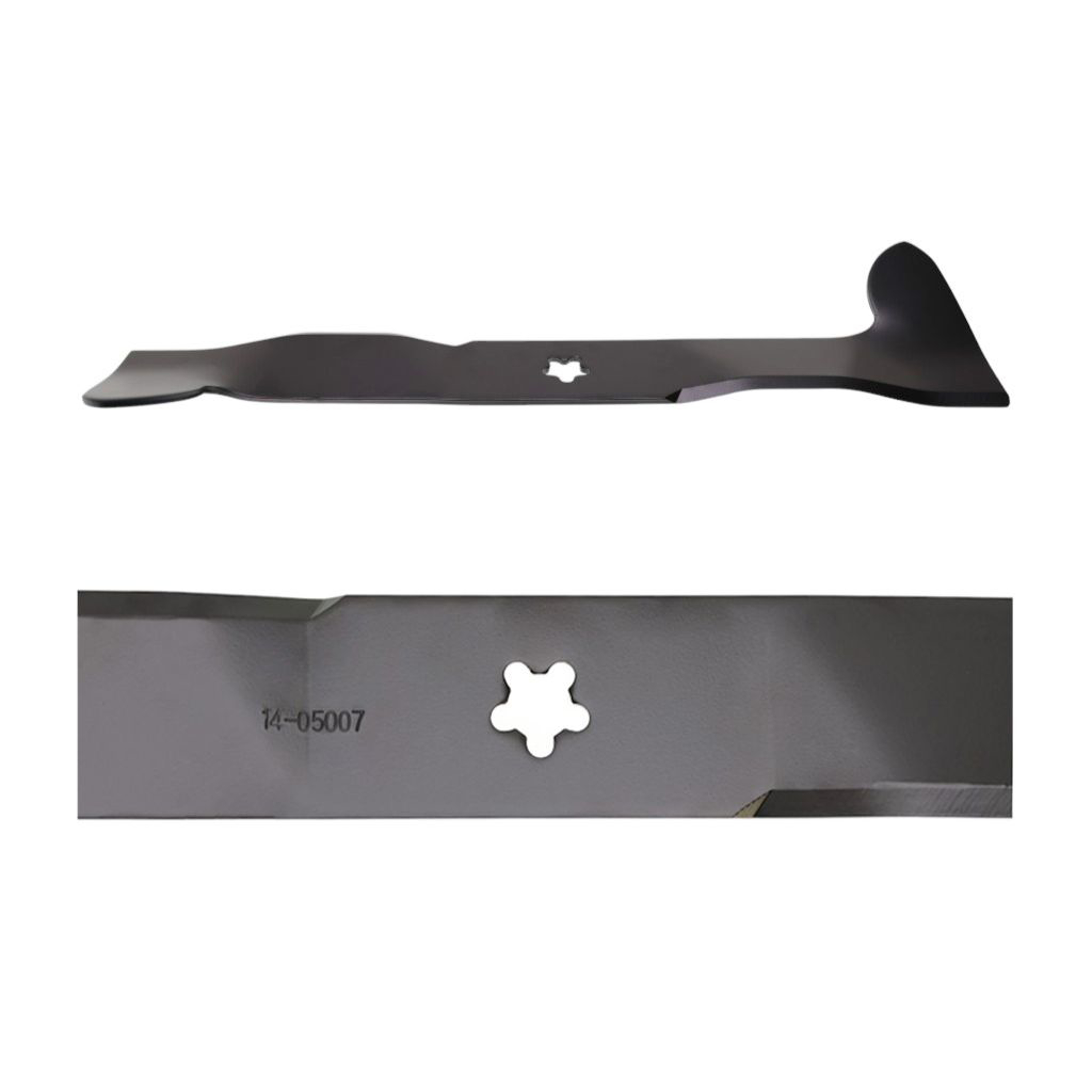 Žací nůž 46 cm (18") levý se sběrem pro zahradní traktory Husqvarna Partner McCulloch Poulan Jonsered (OEM 532186385 532165560 532426323 532170037)