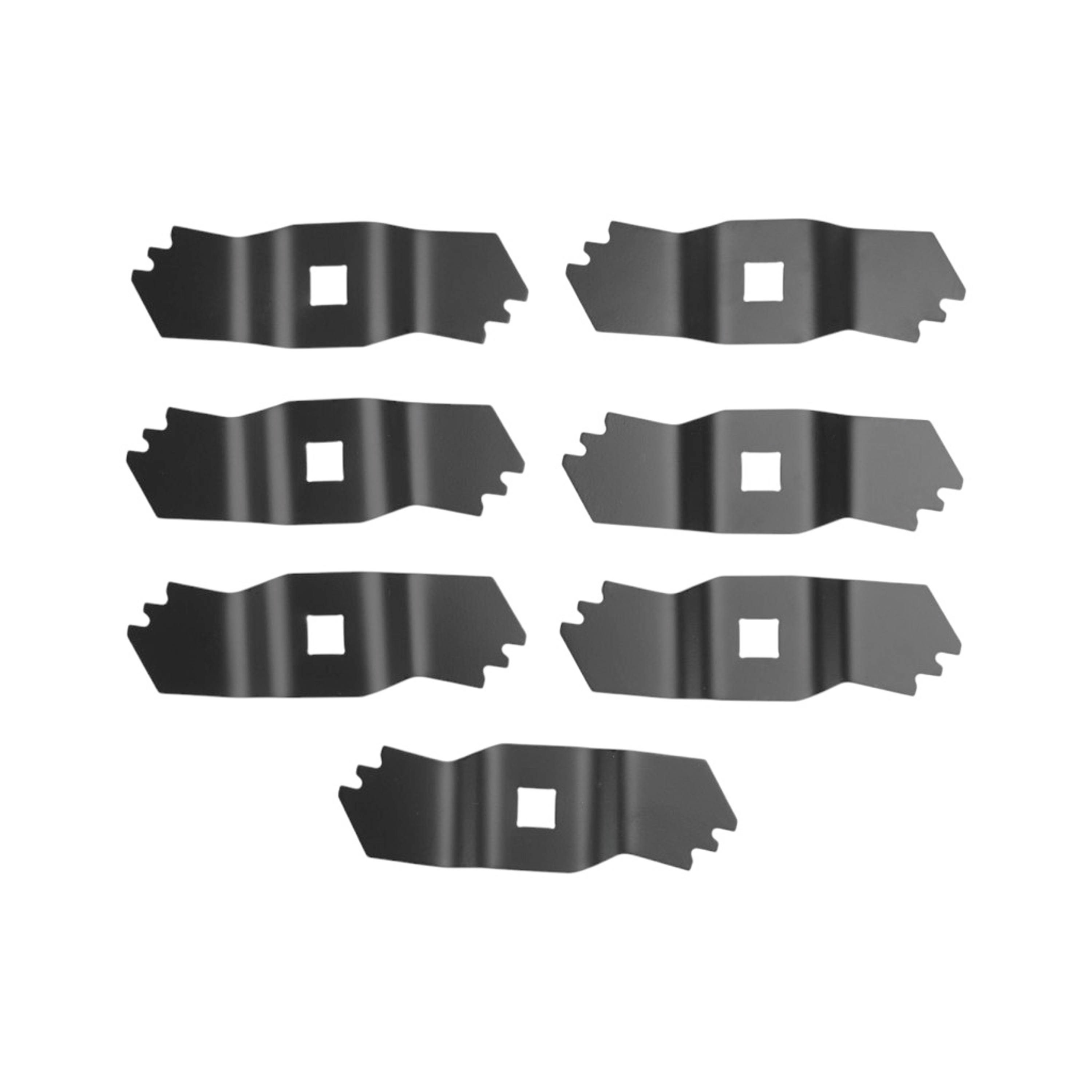 Sada 7 nožů 15,7 cm (6") pro vertikutátory Al-KO Alko 32 E 32 VLE 38 E 38 VLE 38 VLB 38 P Brill (OEM 474393 462219 460203 460773 28 VE/RL)