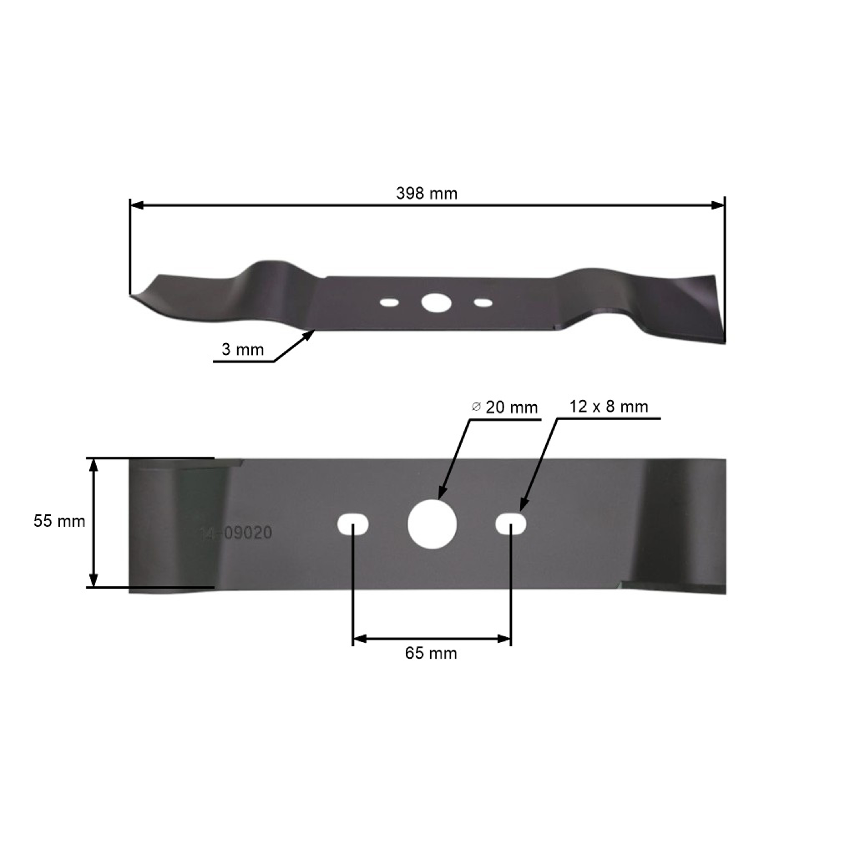 Žací nůž pro elektrické sekačky AL-KO Comfort 40E 39,8 cm