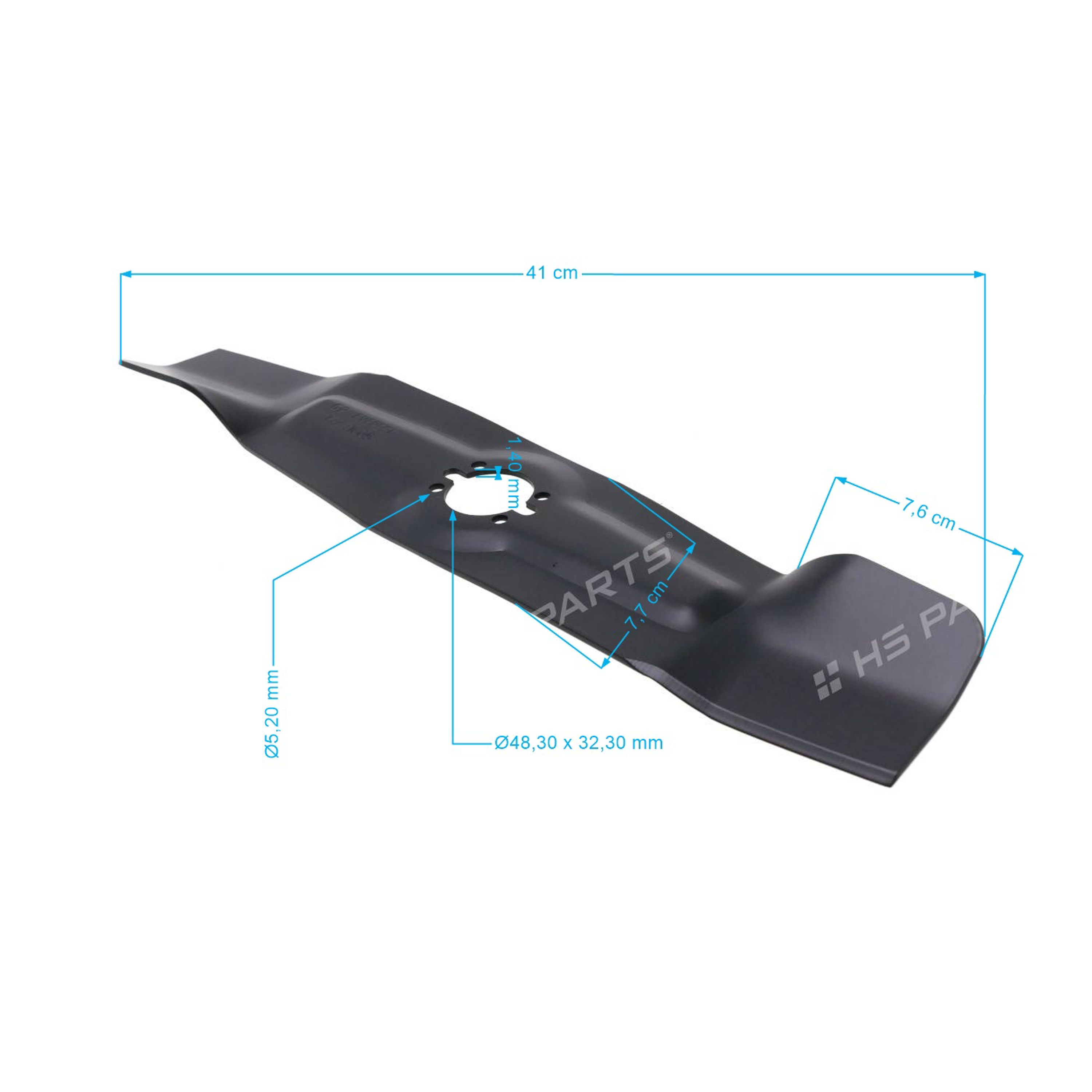 Žací nůž 41 cm (16") pro motorové sekačky Wolf (OEM 171041)