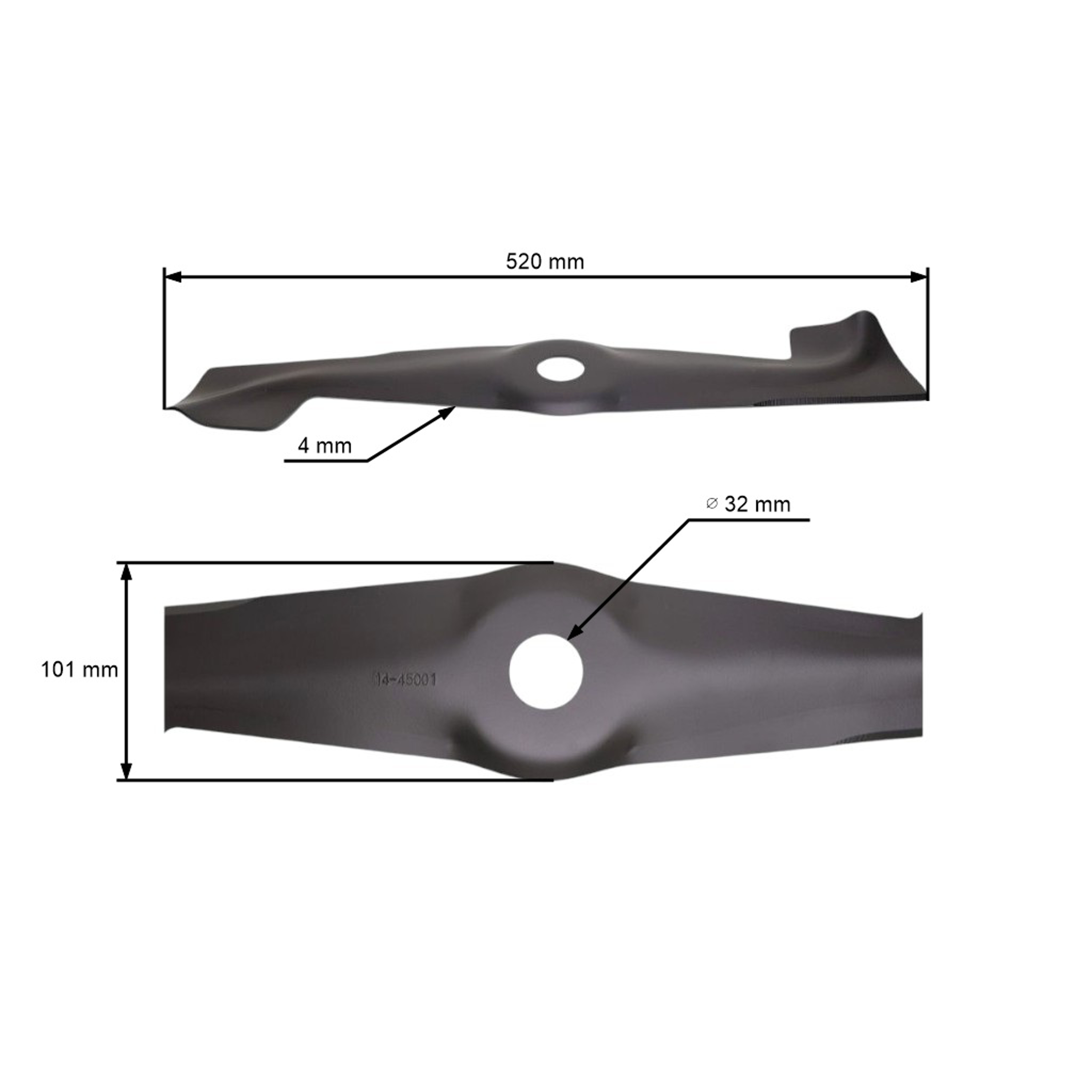 Žací nůž 52 cm (20") se sběrem pro motorové sekačky John Deere Sabo (OEM SA17208 29770 SA29770 450-203-000)
