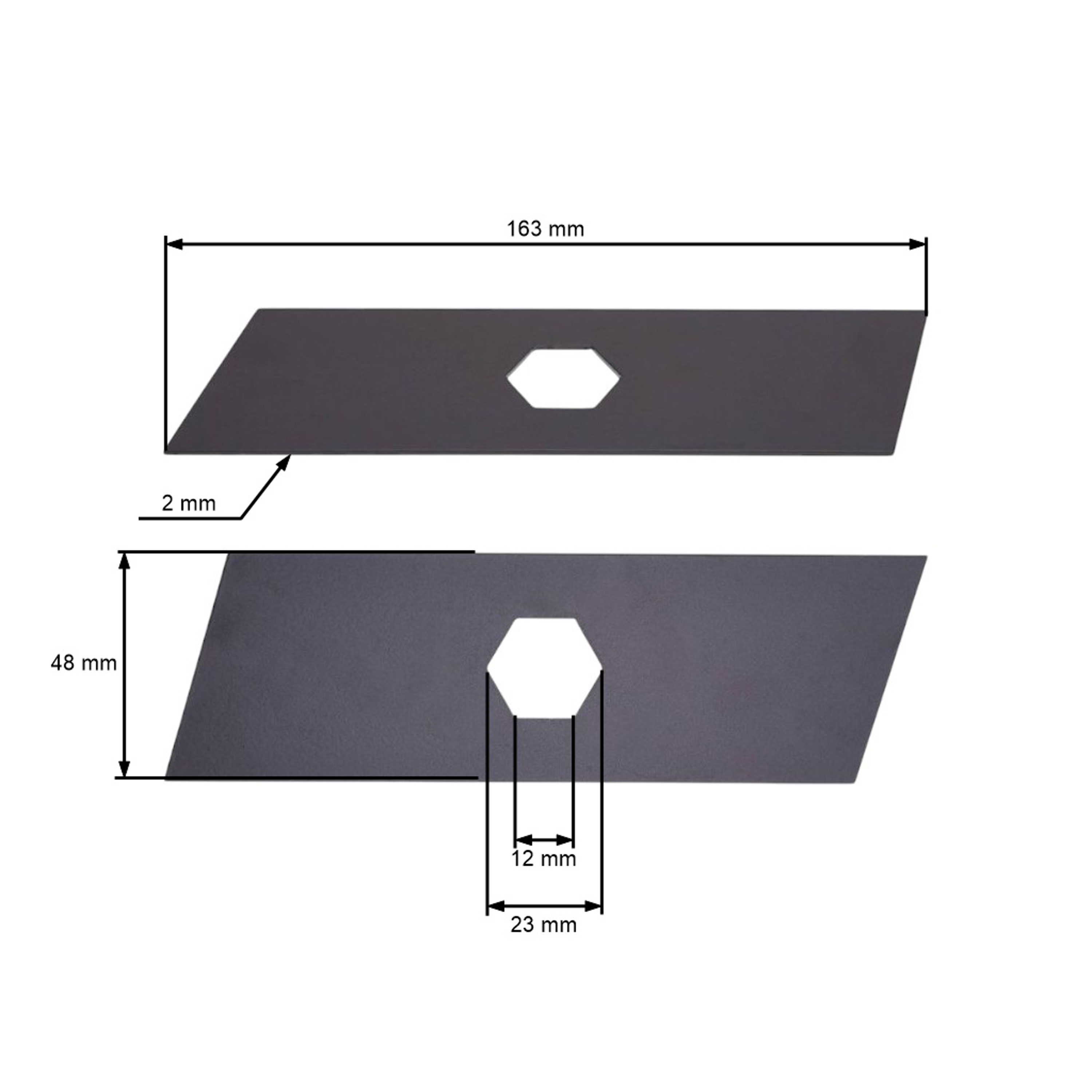 Nůž 16,3 cm (6") pro vertikutátory Solo Makita Dolmar Sterwins Alko (OEM SL2018430 2018430)