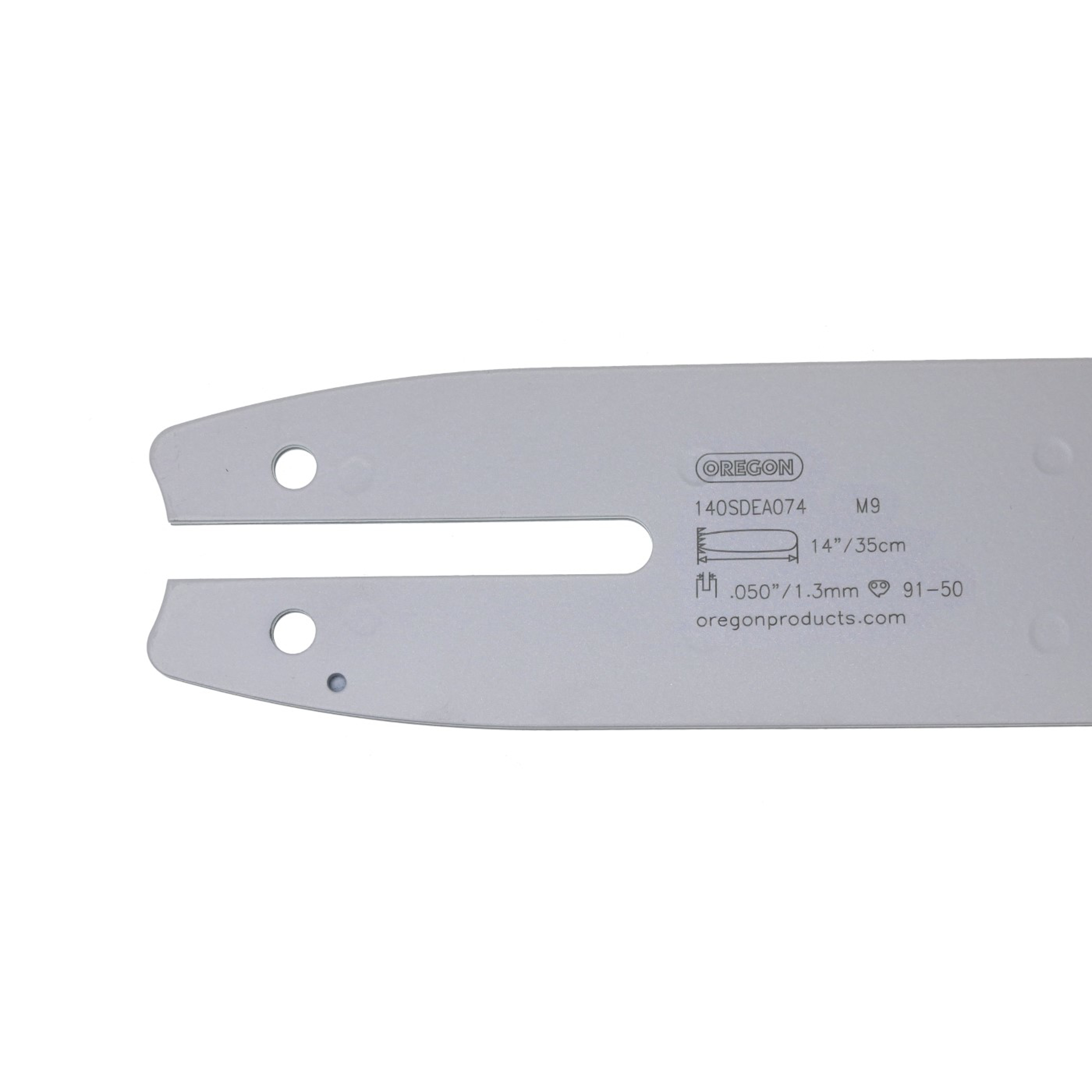 Oregon vodící lišta Single Rivet 14" (35 cm) 3/8" .050" (1,3 mm) 140SDEA074 pro Stihl 009 010 011 017 018 019 020 021 023 025 MS160 MS170 MS180 MS192 MS210 MS250 MS231 MS241