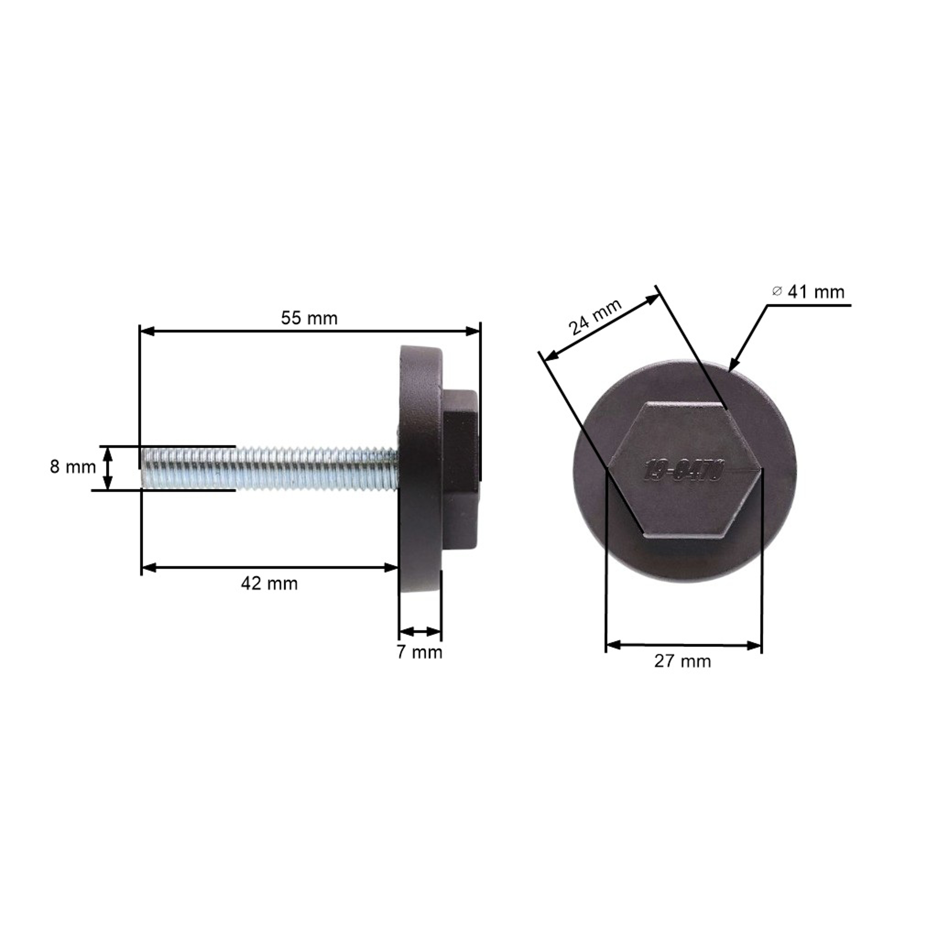 Šroub žacího nože pro elektrické sekačky MTD Bolens (OEM 624-0077 079.77.626 079-77-626)