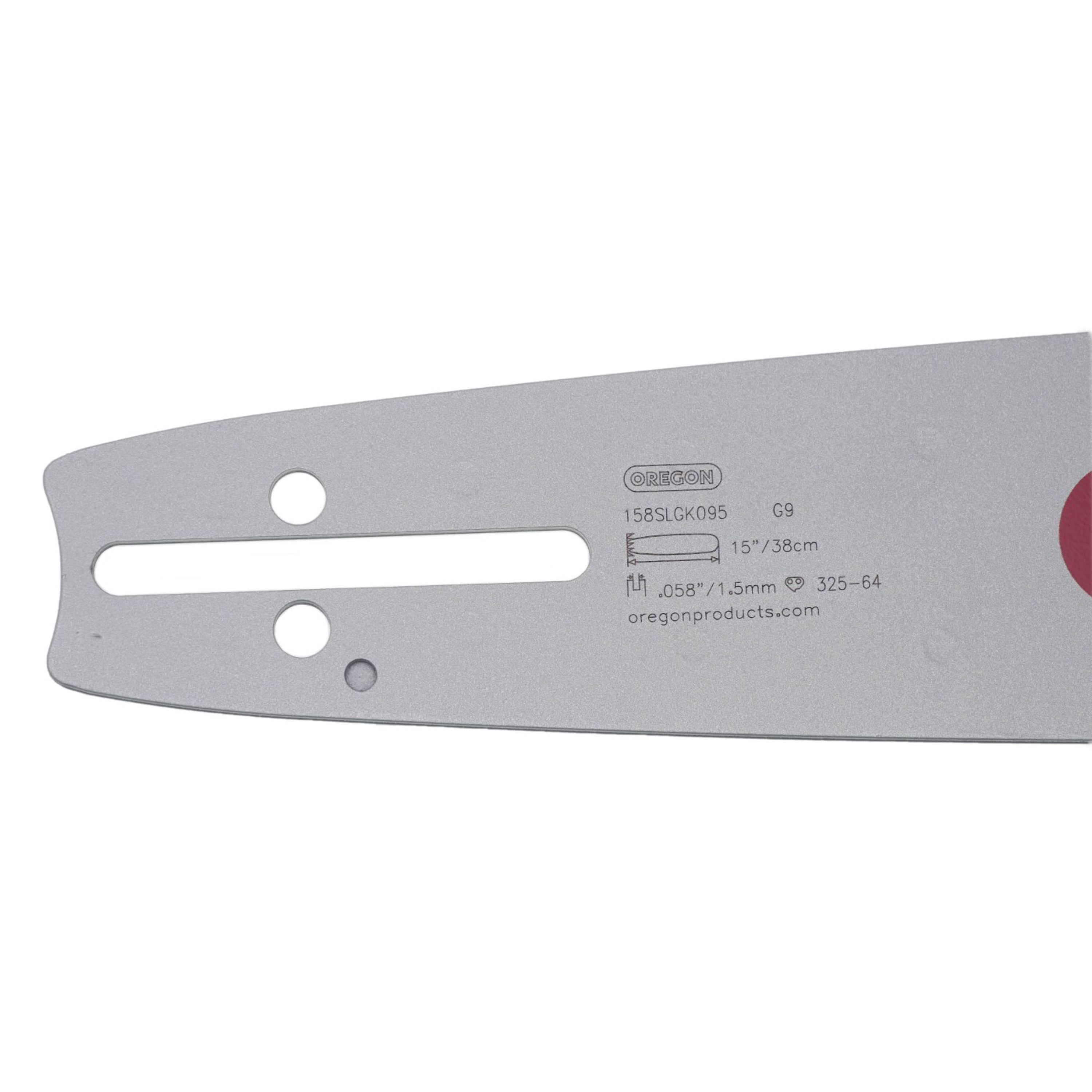 Oregon vodící lišta AdvanceCut HD 15" (38 cm) .325" .058" (1,5 mm) pro Husqvarna 36 45 55 136 154 254 257 262 345 346 357 435 445 460 Jonsered 2054 2152 2155 CS2149W Dolmar 109 111 112 116 Oleomac 938 946 947 952 962 Solo 639 644 650 665