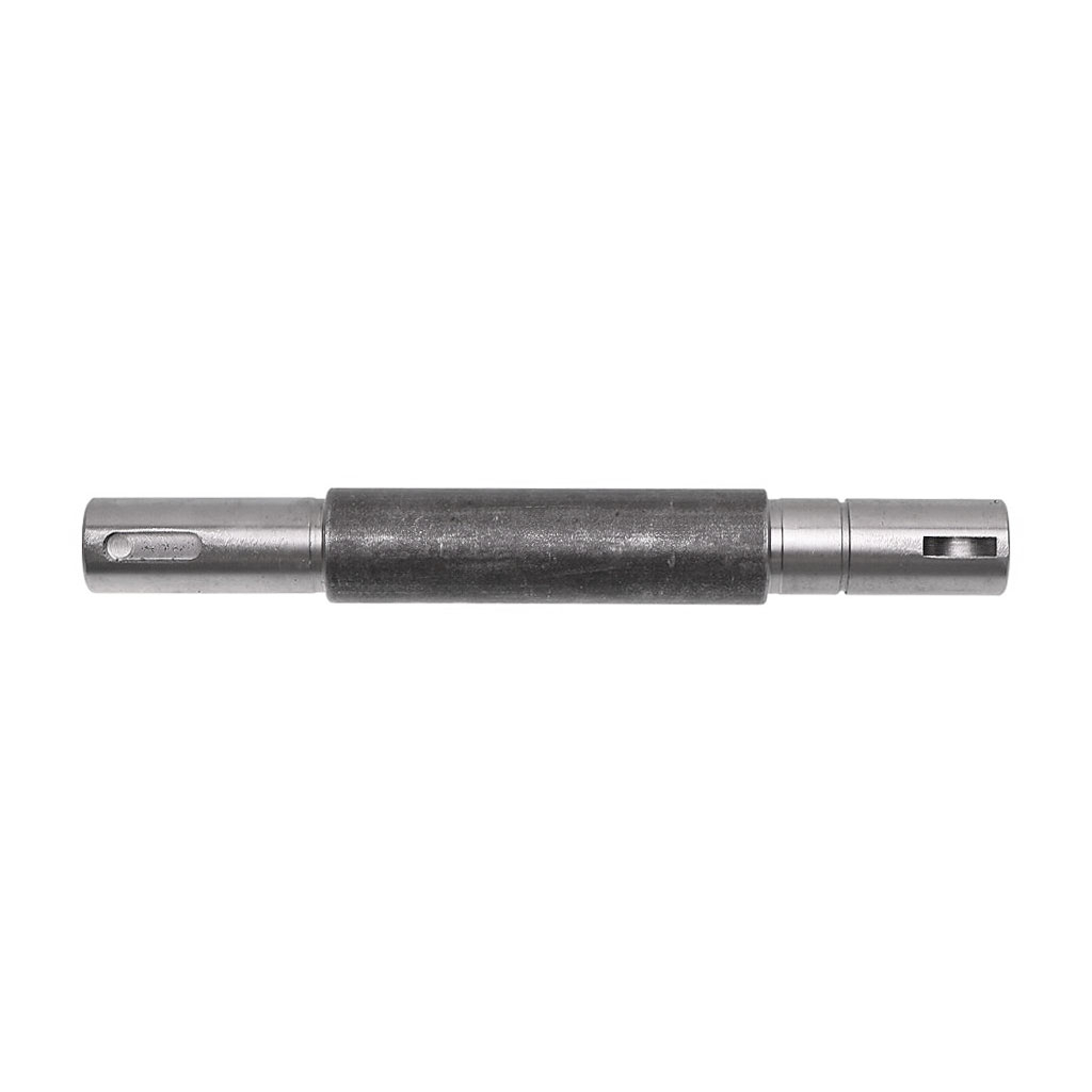 Hřídel mandrely 188 mm žacího nože pravá strana s levým závitem pro zahradní traktory Castel Garden TC102 TC122 (OEM 25020801/0 CG25020801H2 80213-VK1-003)