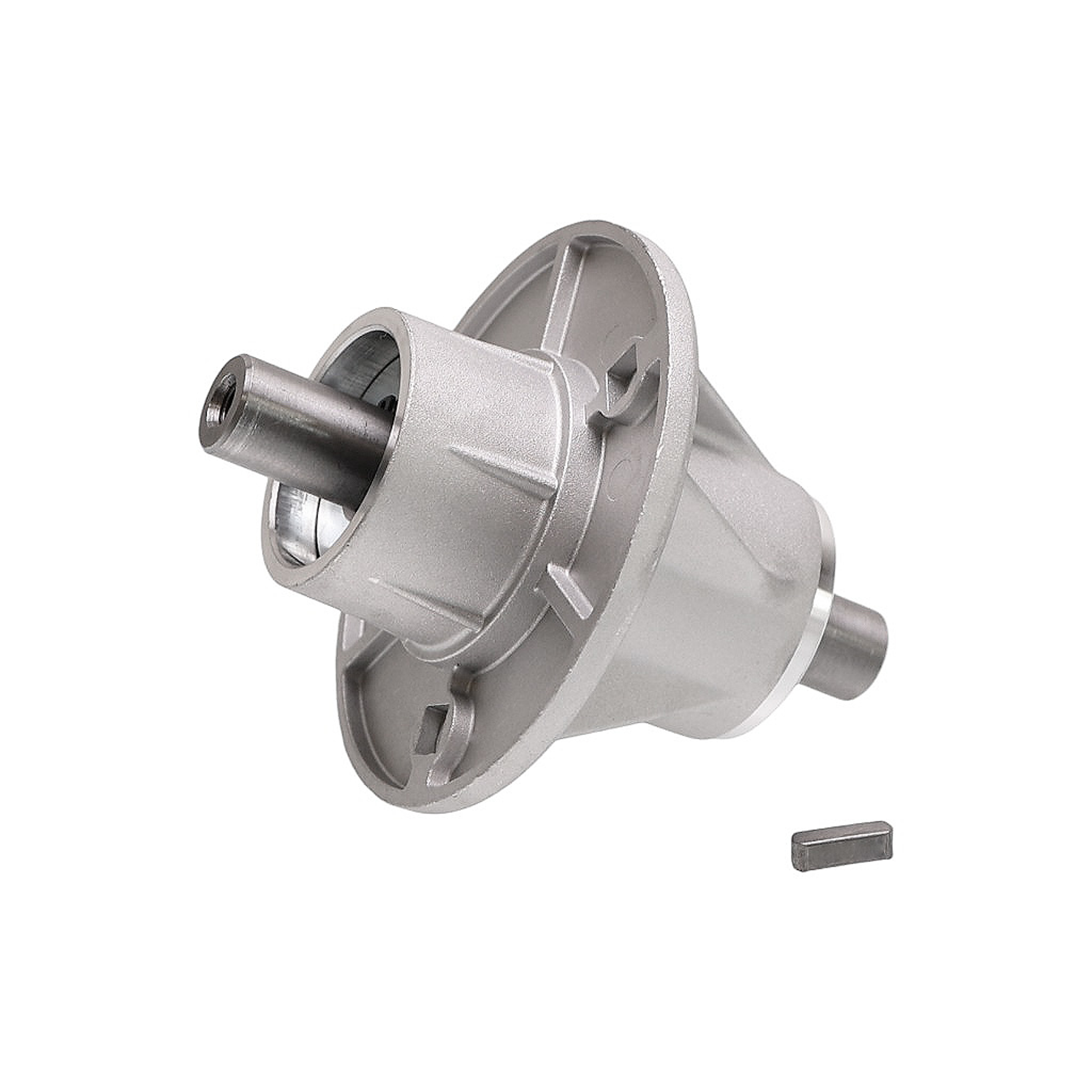 Mandrela žacího nože pro Castel Garden XDC140 Mountfield Alpina BT84 BT98 pravá (382207205/0, 382207205/1)