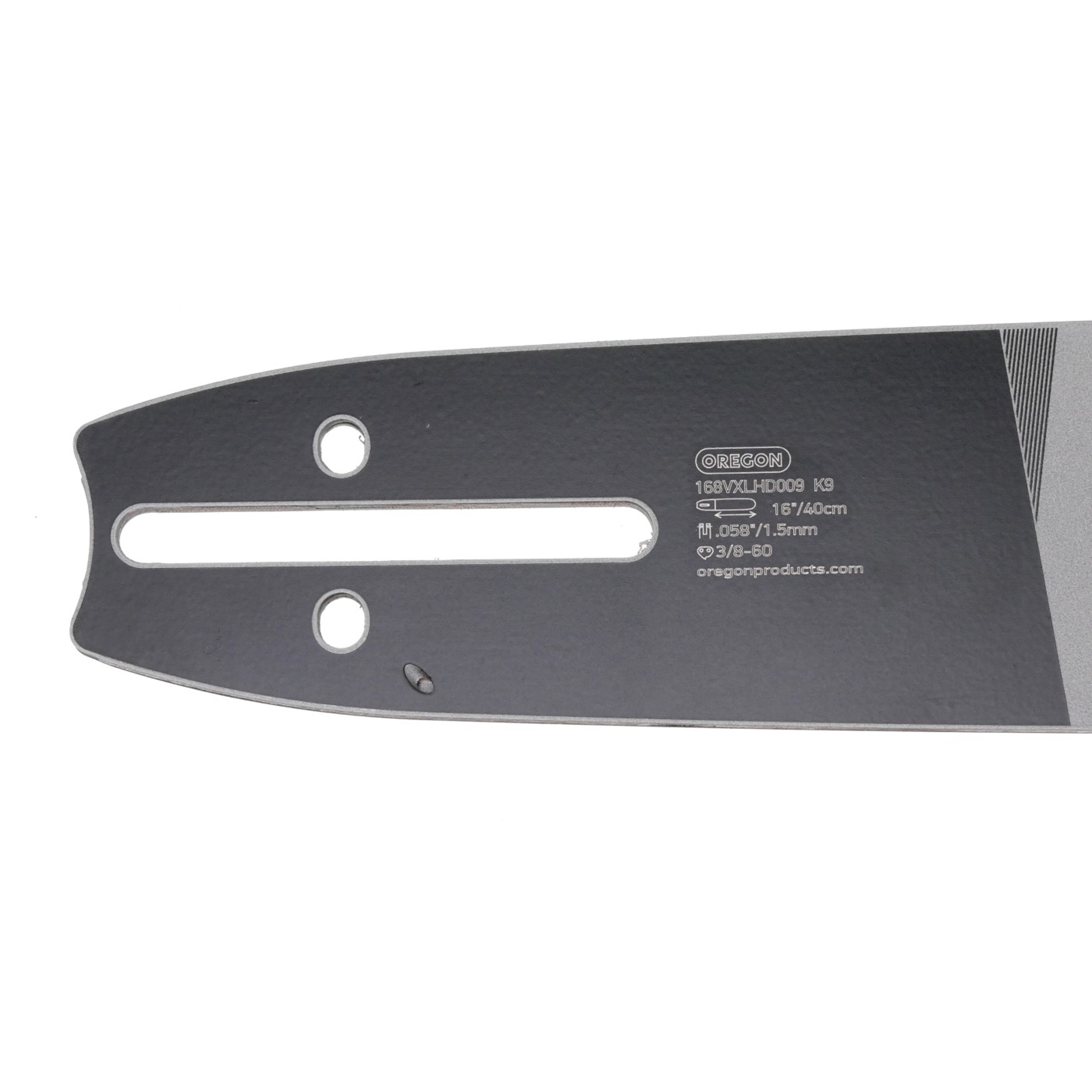 Oregon vodící lišta VERSACUT 16" (40 cm) 3/8" .058" (1,5 mm) pro Husqvarna 61 66 266 268 272 365 372XP 281 298 380 385 585 Solo 665 670 681 Jonsered 2077 2171 Dolmar PS6400 Shindaiwa 285 577 Makita DCS6400 DCS7301
