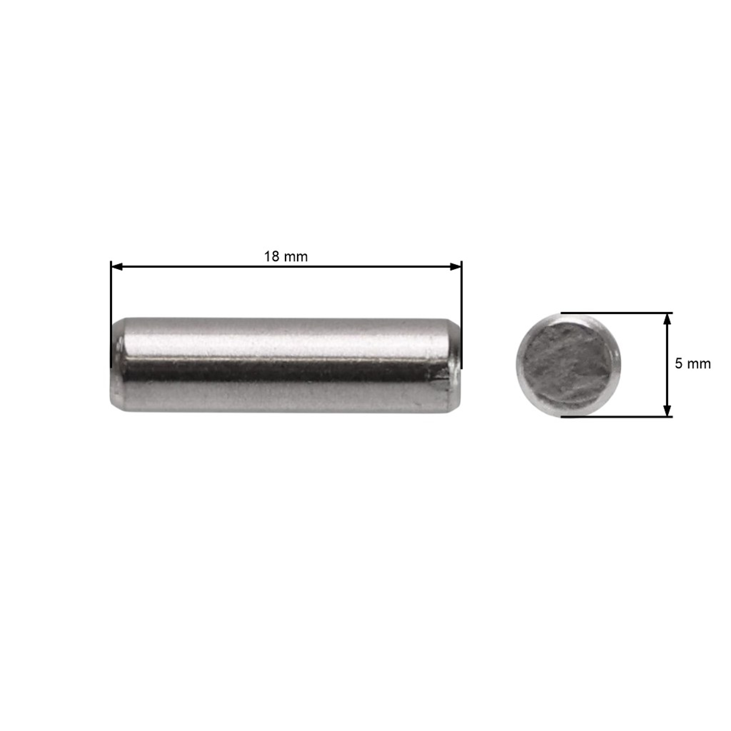 Klín hnacího ozubeného kolečka pojezdu pro Čínské motorové sekačky a sekačky z hobbymarketů 5 mm x 17 mm