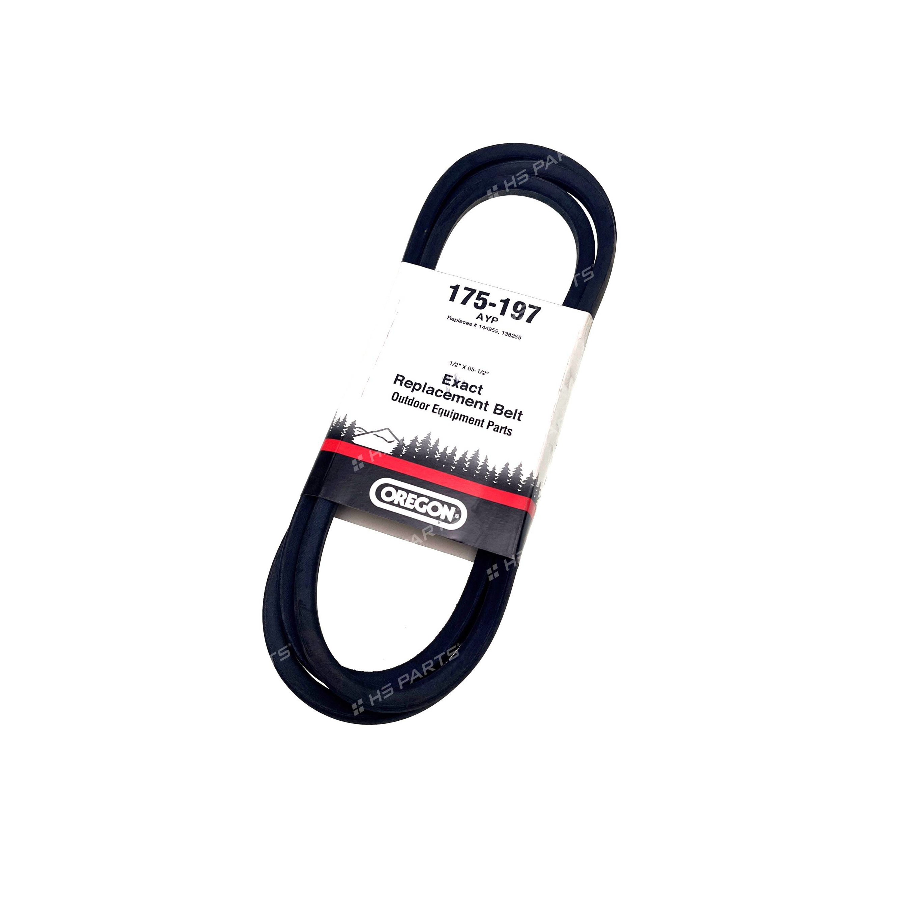 Klínový řemen Oregon 12,7 mm x 2413 mm pro zahradní traktory Husqvarna YT150 175-197 (OEM 532144959)