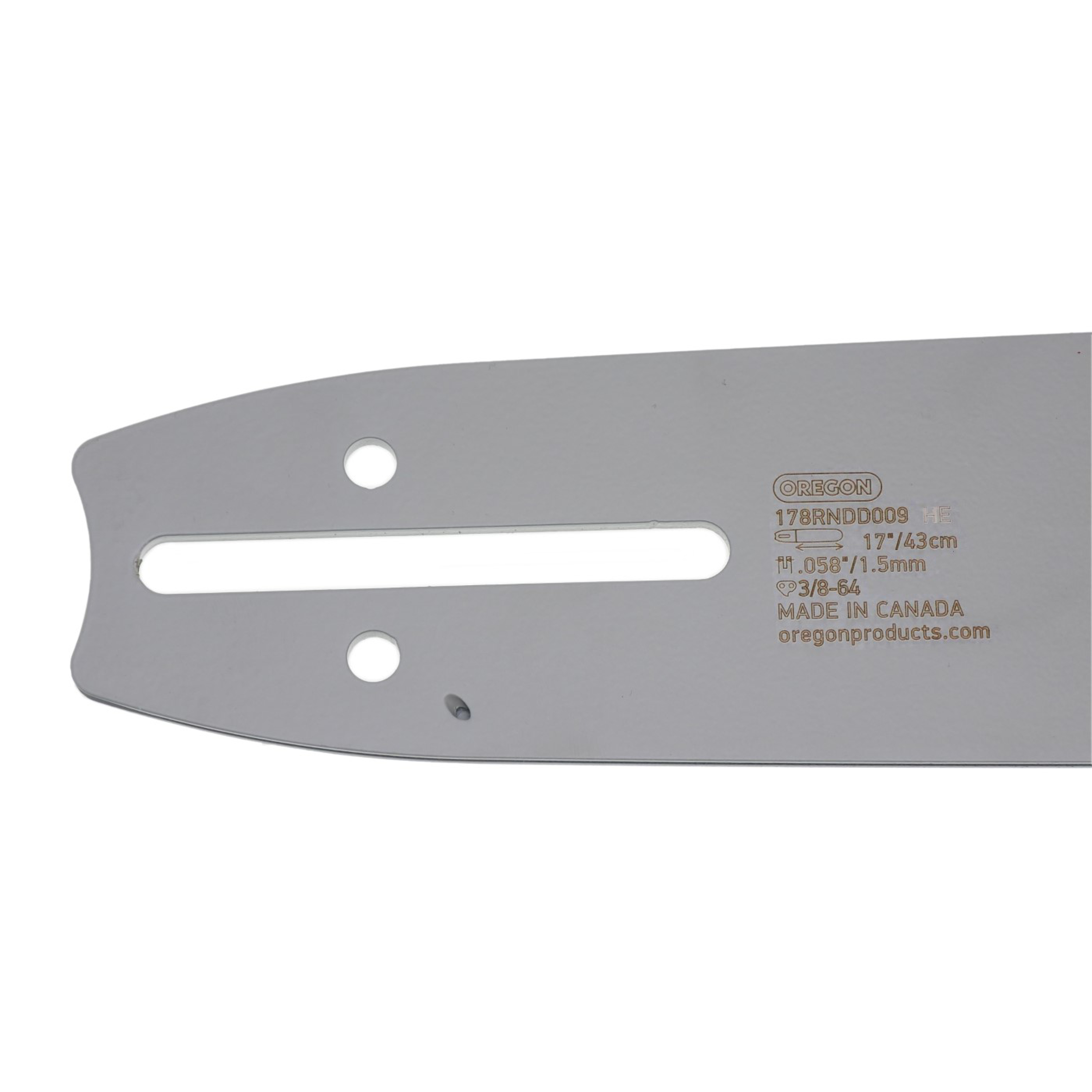 Oregon vodící lišta POWER CUT 17" (43 cm) 3/8" .058" (1,5 mm) pro Husqvarna 61 66 266 268 272 365 372XP 281 298 380 385 585 Solo 665 670 681 Jonsered 2077 2171 Dolmar PS6400 Shindaiwa 285 577 Makita DCS6400 DCS7301