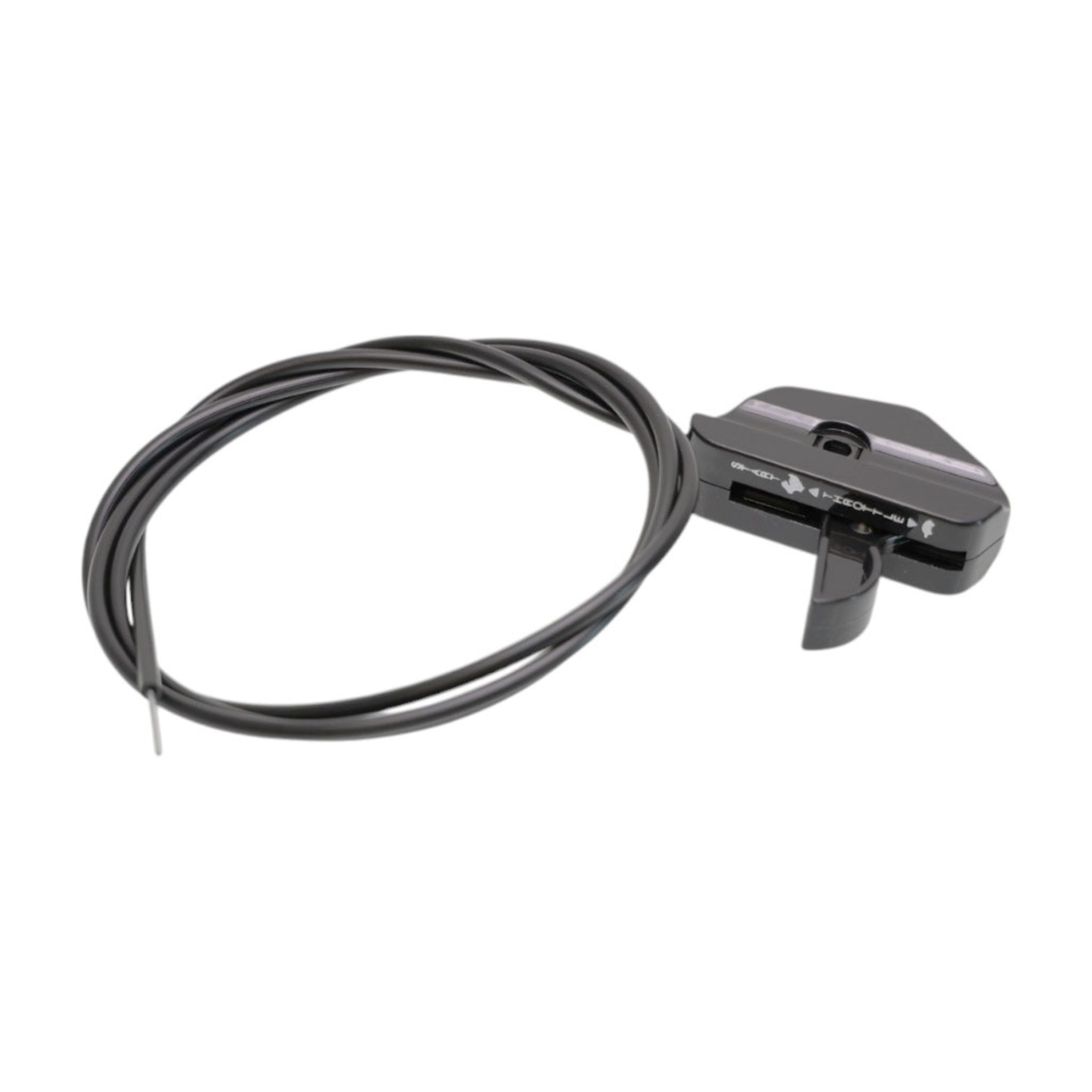 Kompletní univerzální plynové lanko s plastovým ovladačem pro motorové sekačky rozměr 1550 mm x 1500 mm