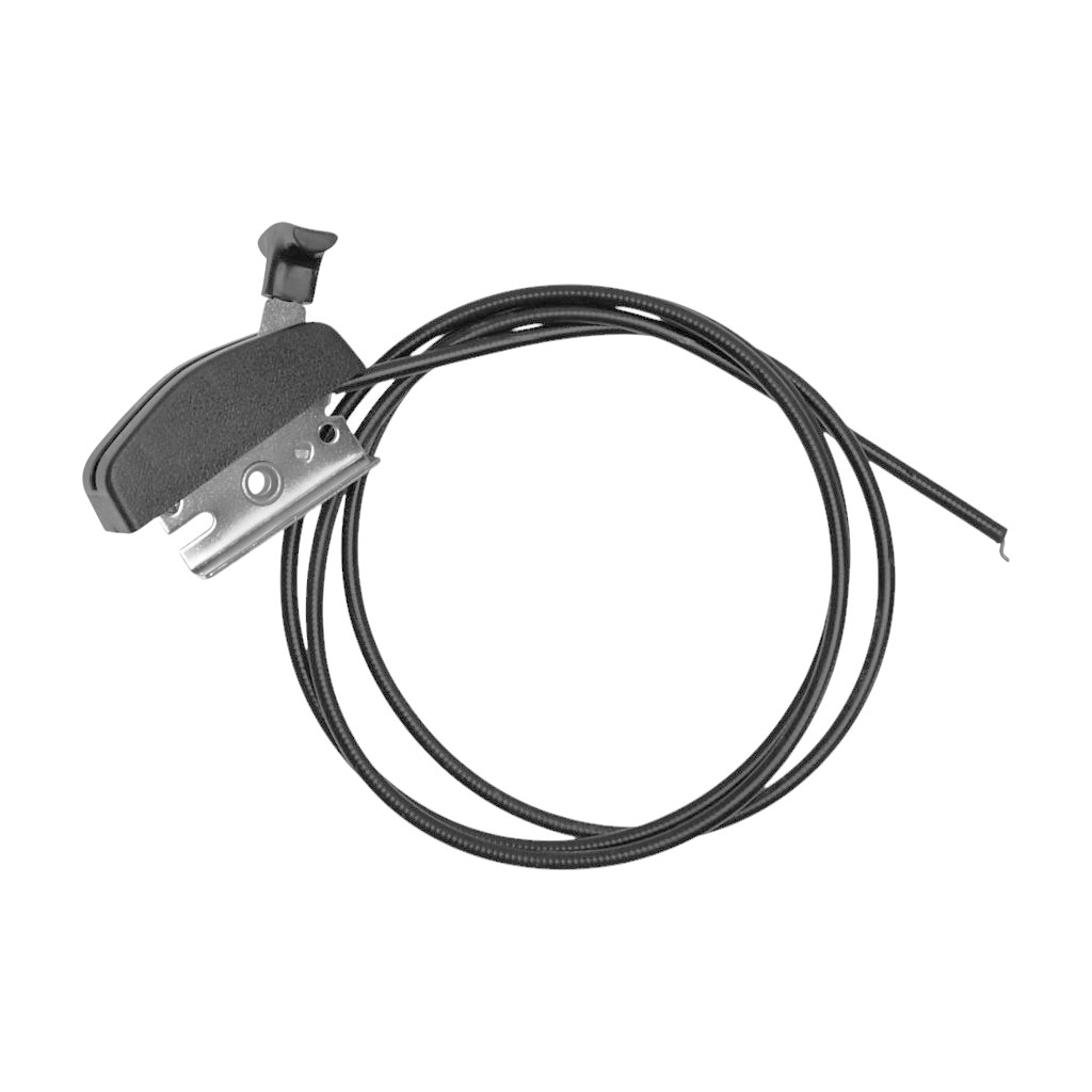 Kompletní univerzální plynové lanko s ocelovým ovladačem pro motorové sekačky rozměr 1800 mm x 1750 mm