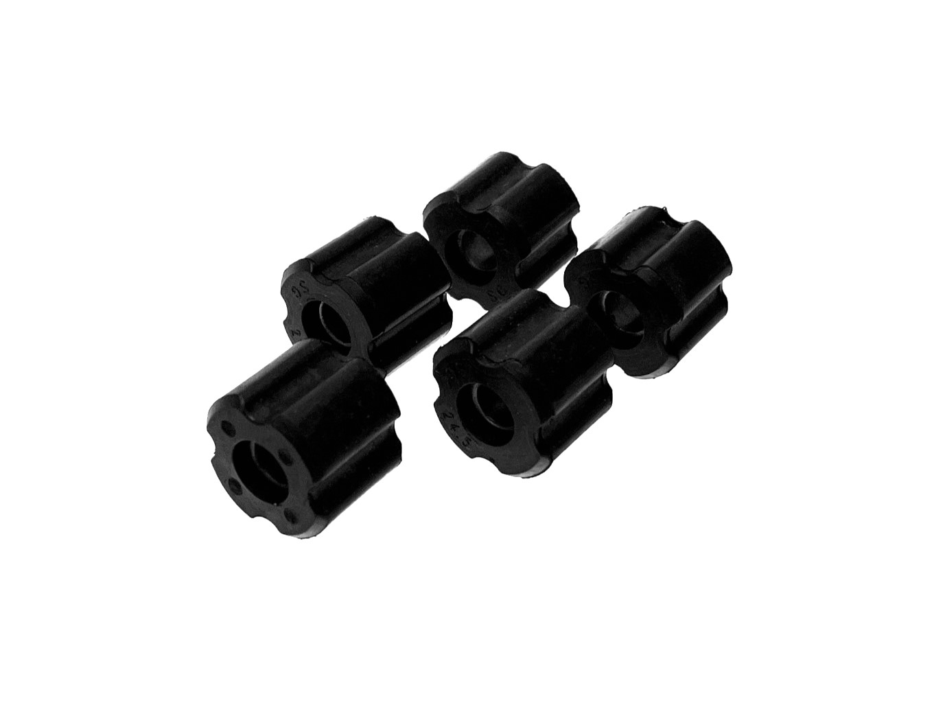 Sada silentbloků pro nosné trubky křovinořezů průměr 27,0 mm x výška 22,7 mm x vnitřní průměr 10,65 mm