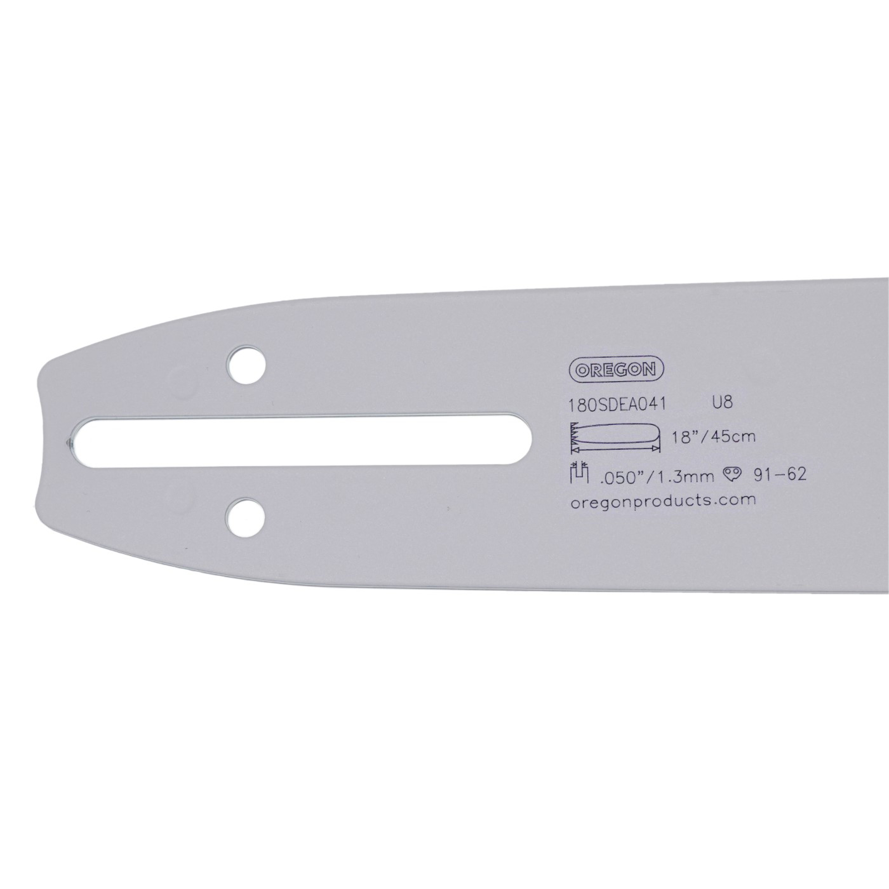 Oregon vodící lišta DOUBLE GUARD 18" (45 cm) 3/8" .050" (1,3 mm) pro Partner 350 351 370 P420 Husqvarna T425 E16 E316 E321 Dolmar PS330 PS33 PS34 ES152 Homelite 3300 CS40 Solo 613 Oleomac GS35 GS350 931 932